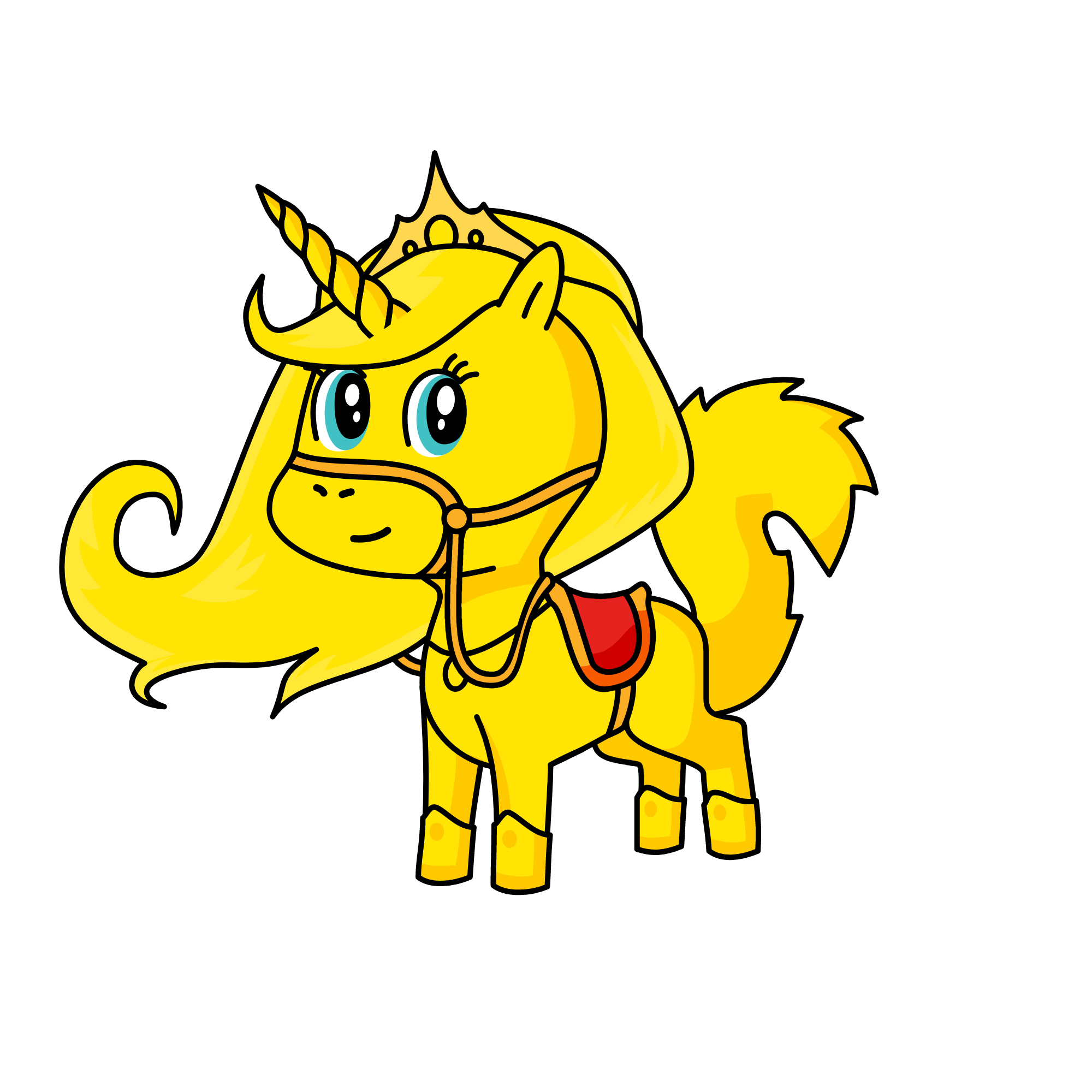 Raposinha, the unicorn