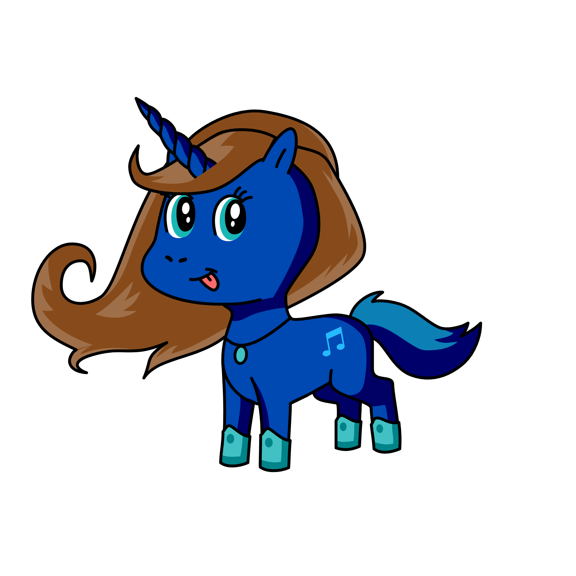 MELINA, the unicorn