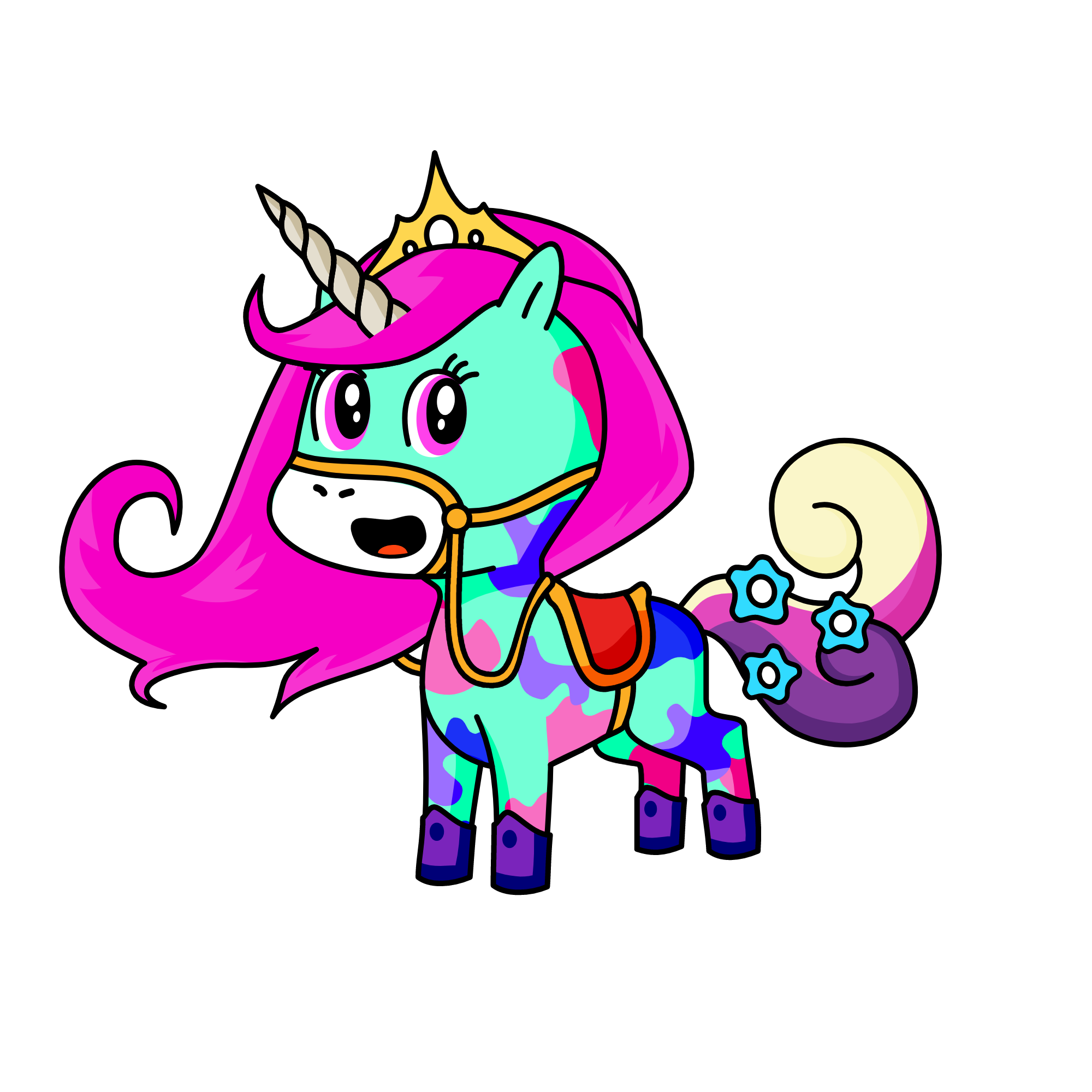 Queen Amy, the unicorn