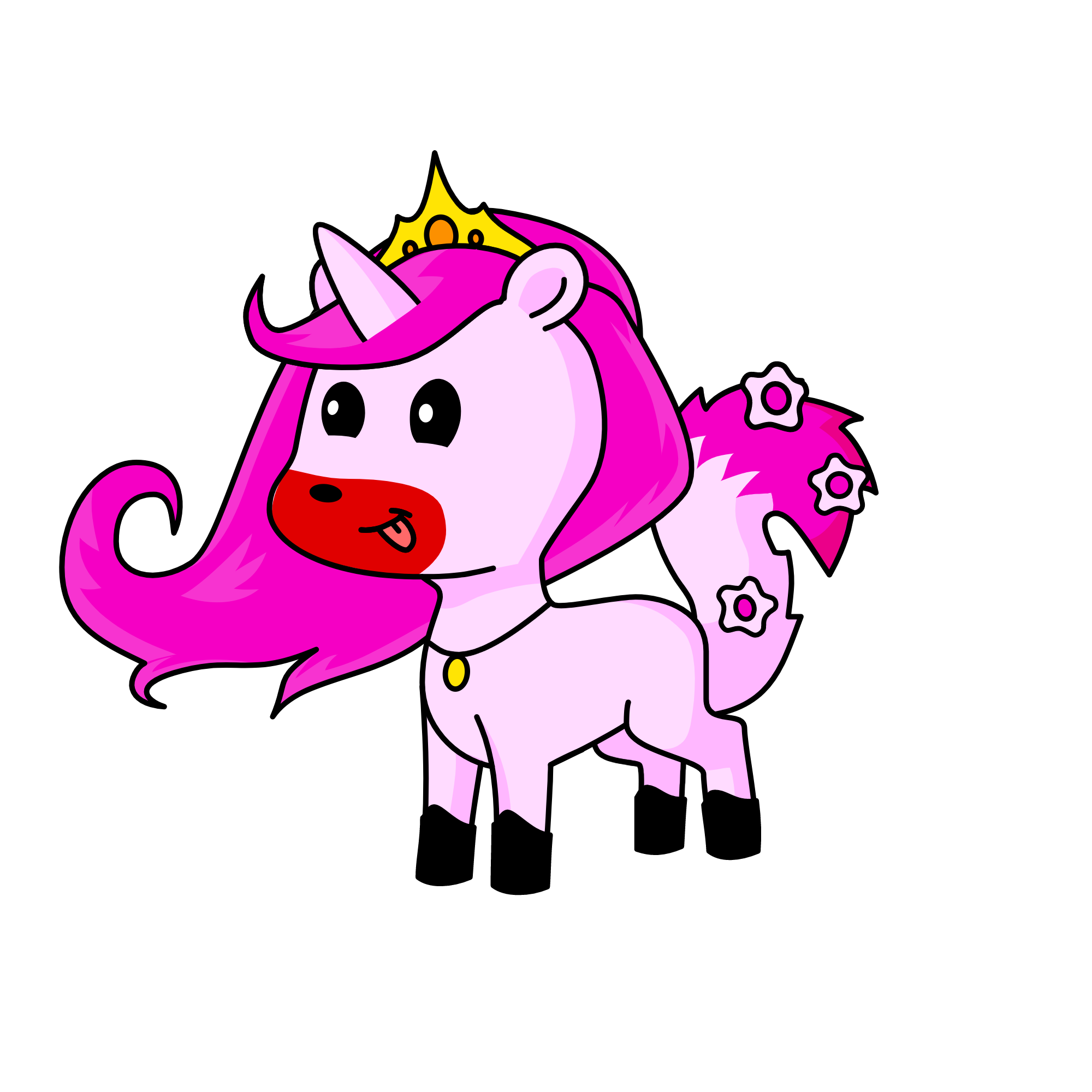 Princess Aahana, the unicorn