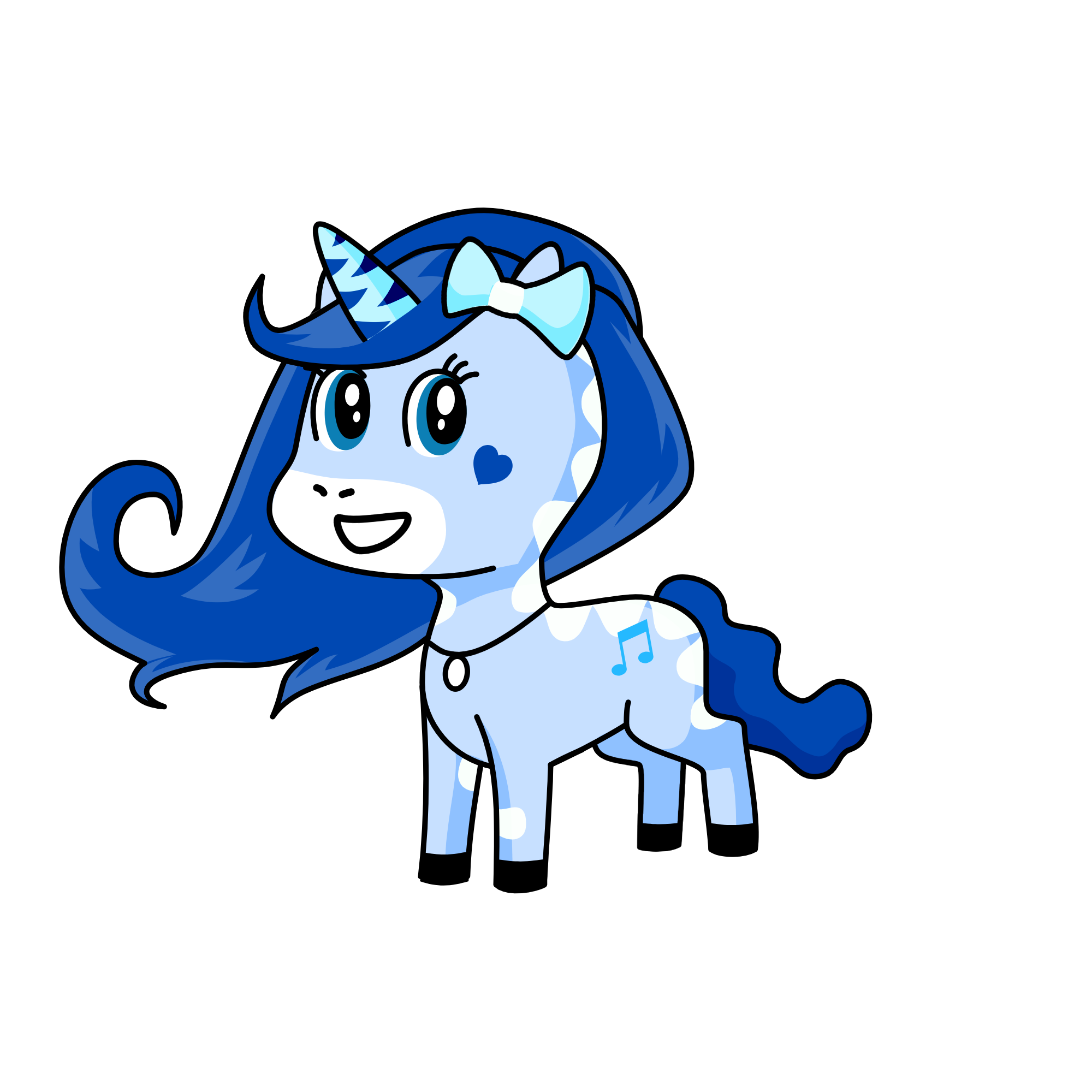 CLOUDY, the unicorn