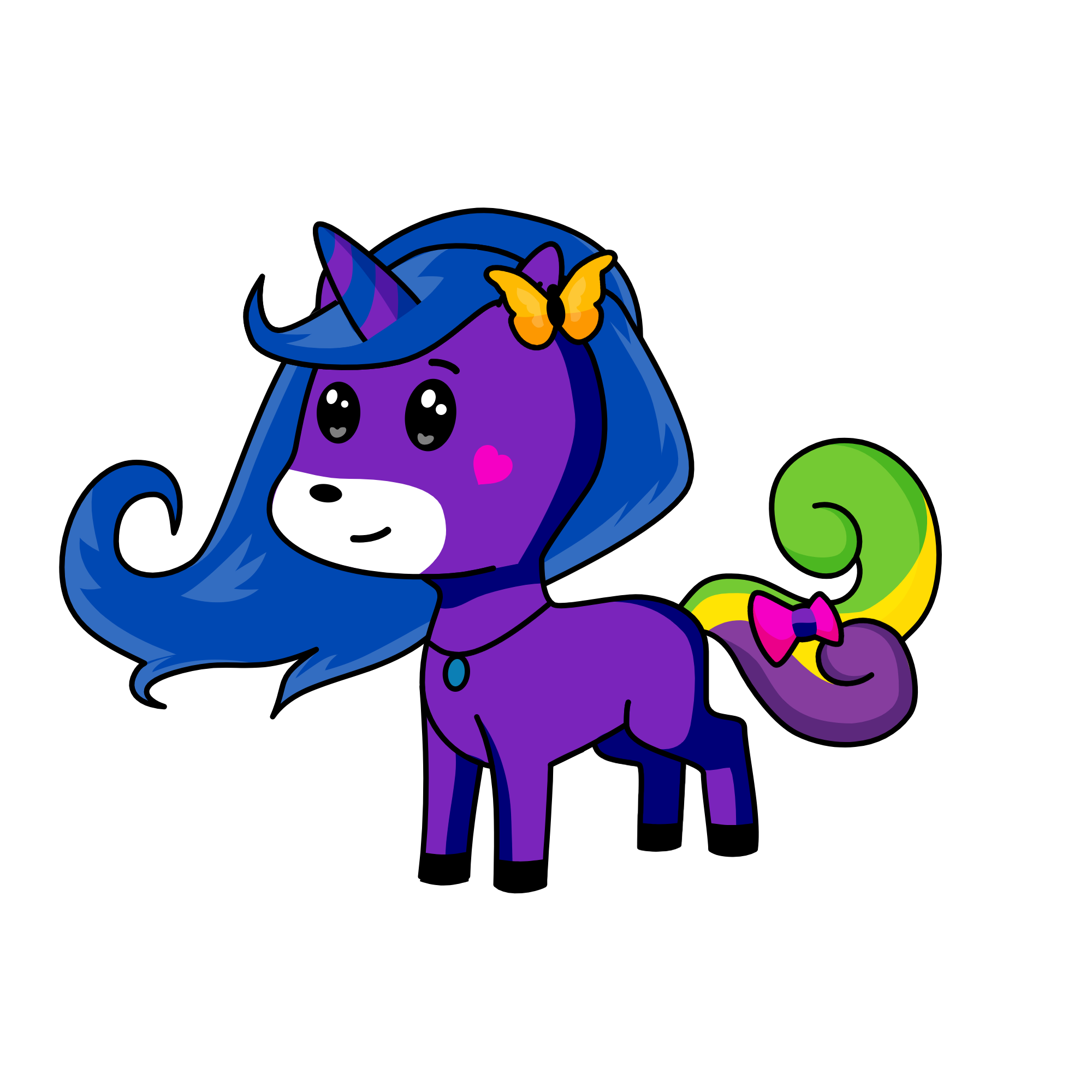 purple is the last color of the rainbow means love yourself -bts, the unicorn