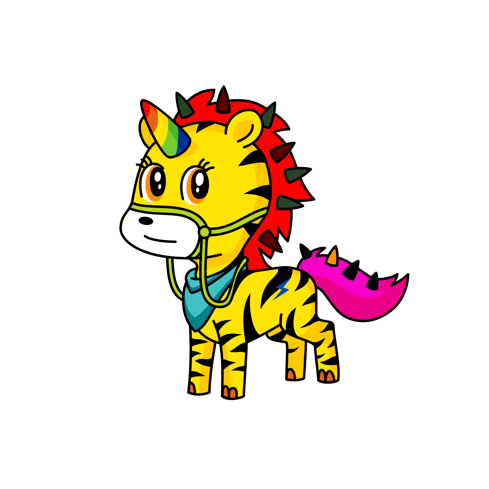 Tiger Pony, the unicorn