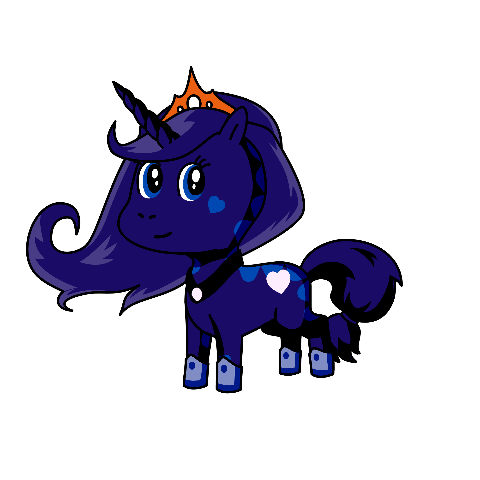 Luna , the unicorn