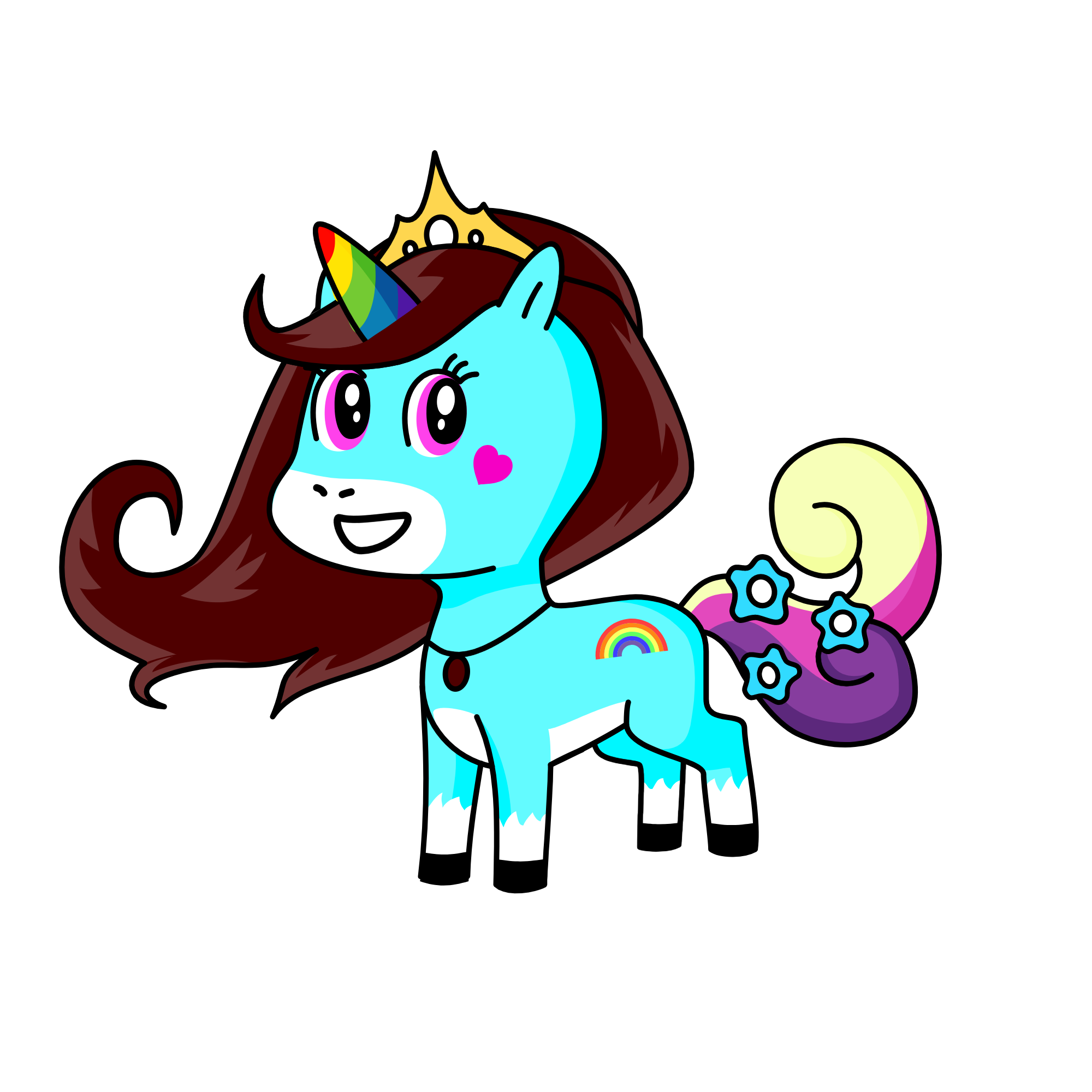 Fasty, the unicorn