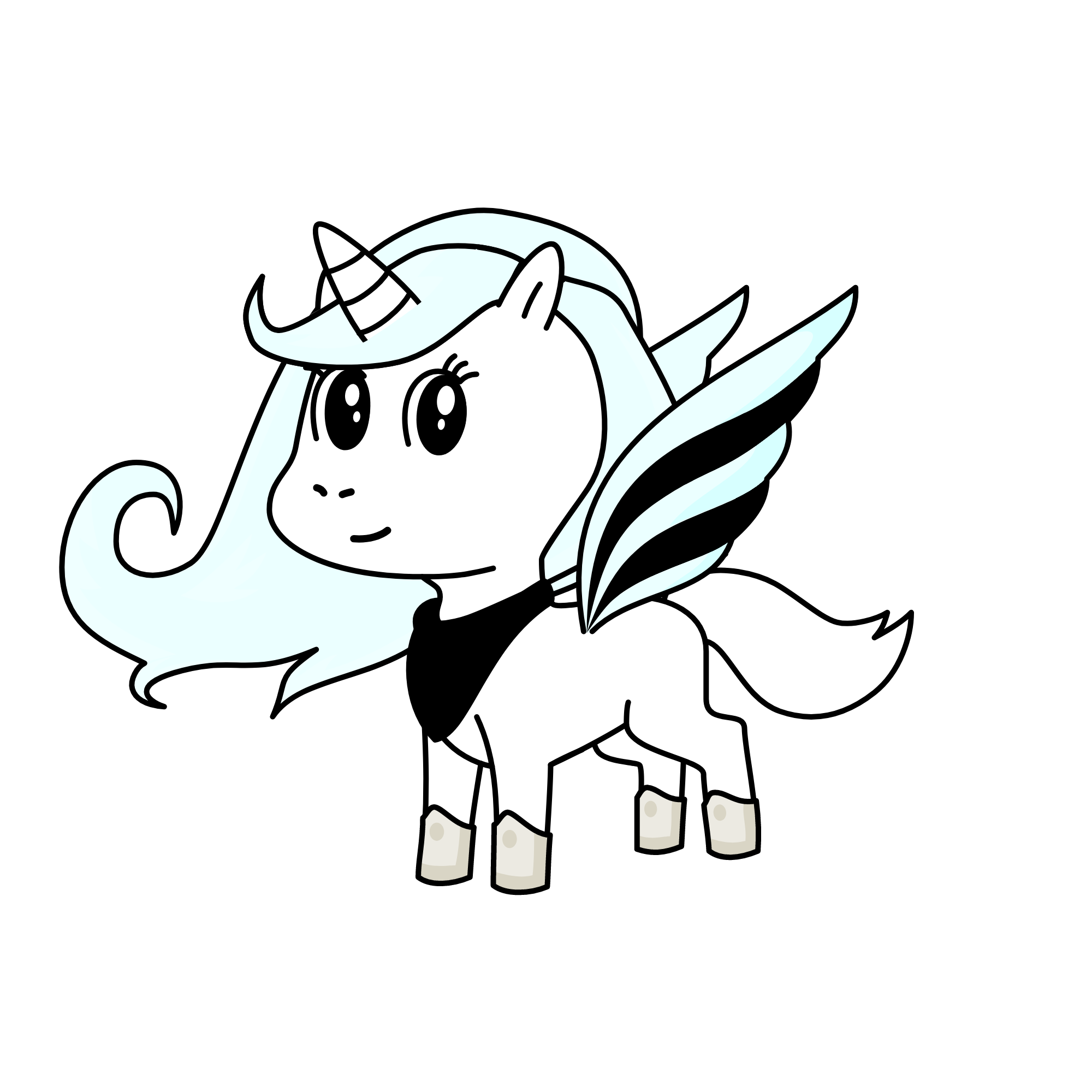 poniuke vaiduoklis, the unicorn