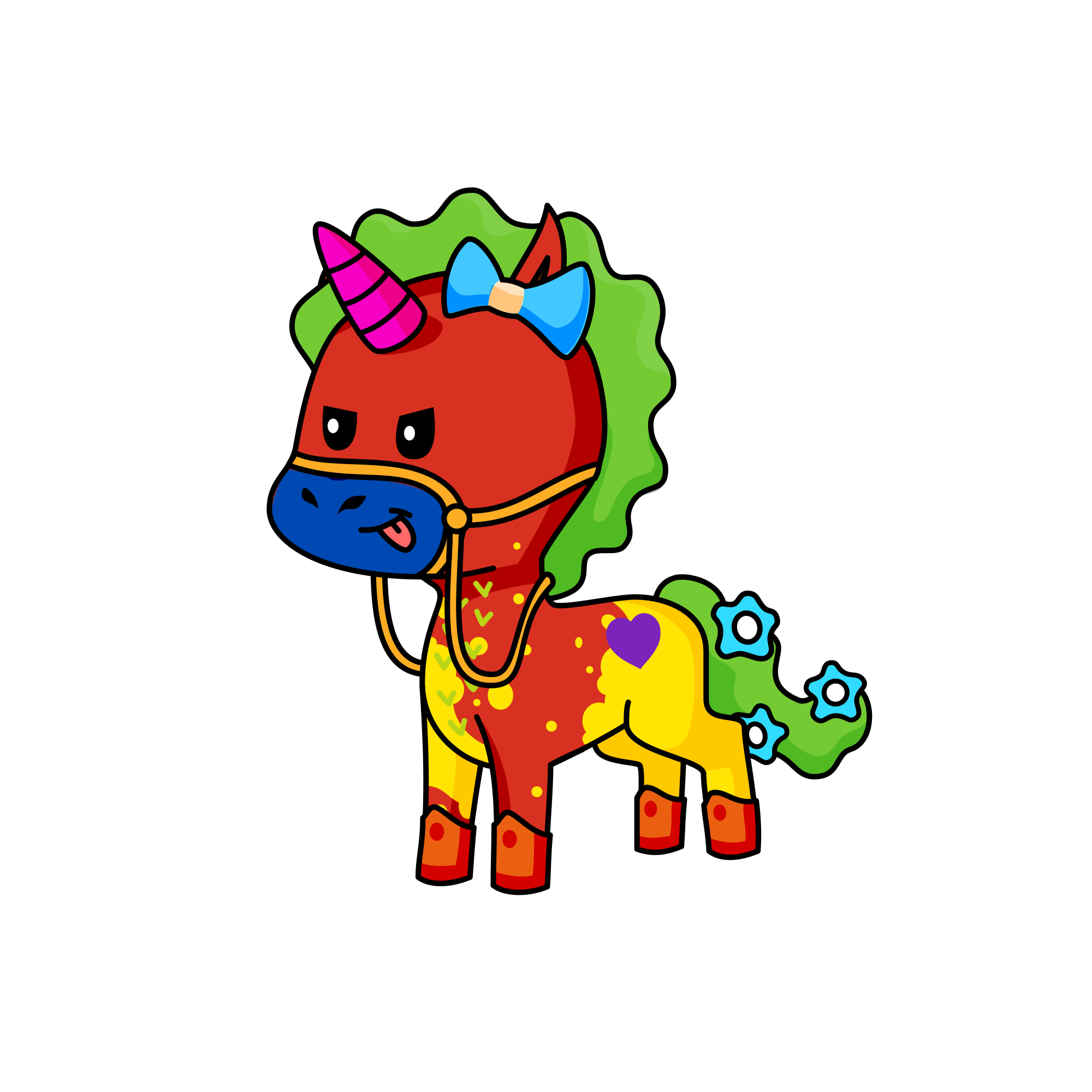 Bin, the unicorn