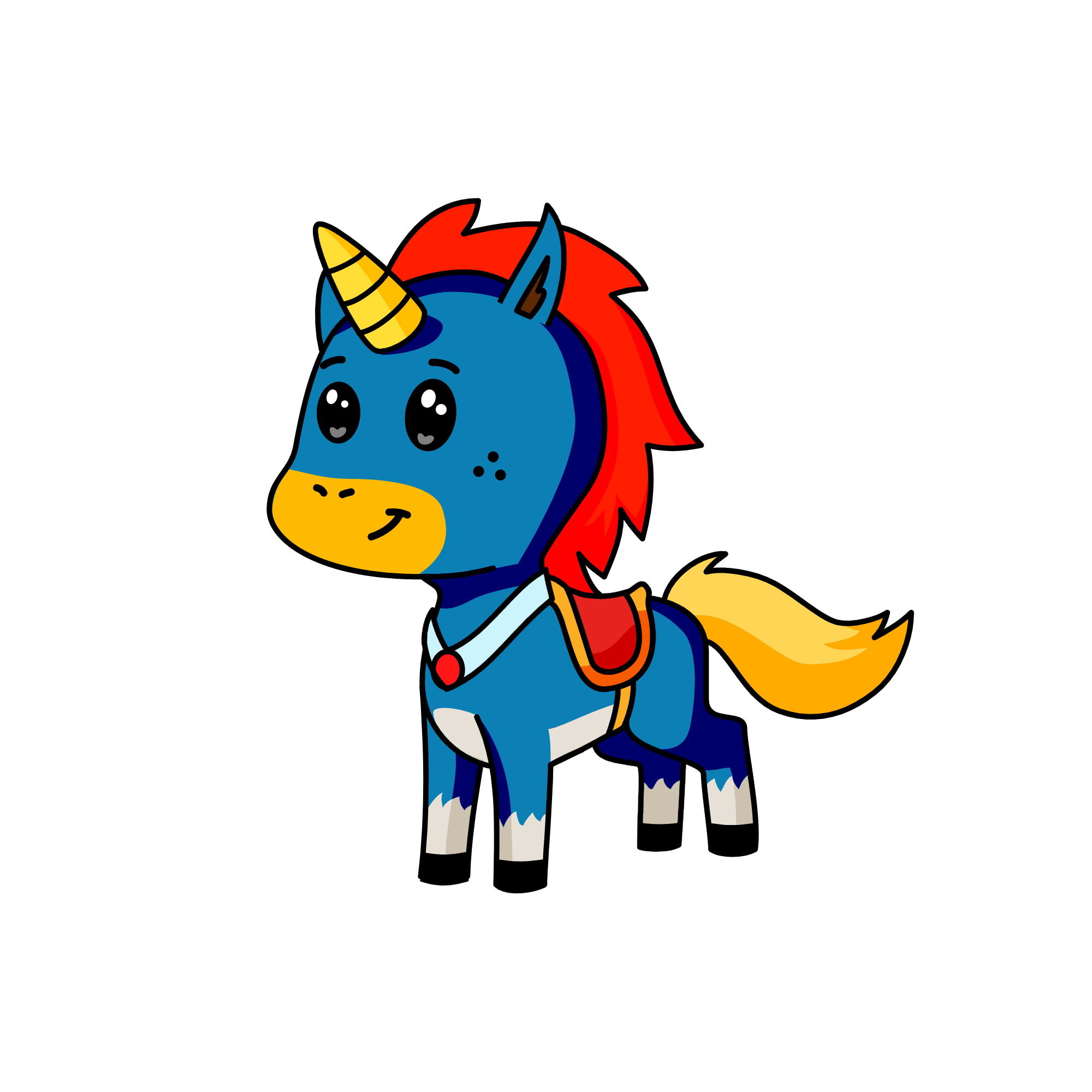 speedy, the unicorn