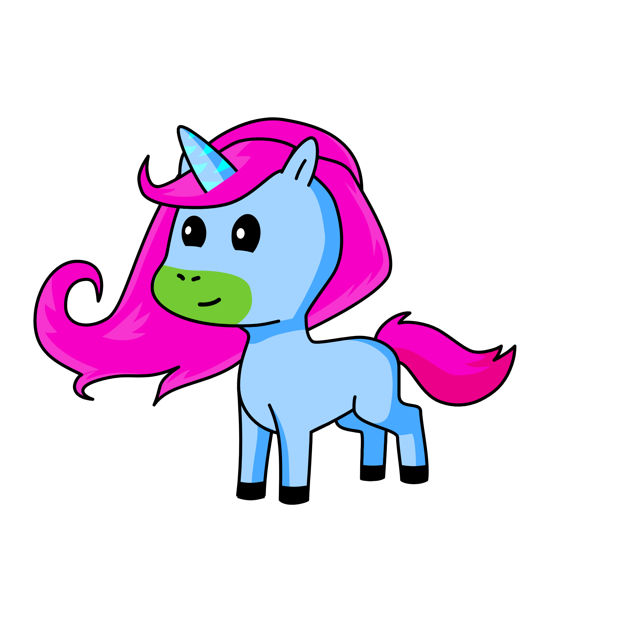 gifiny, the unicorn