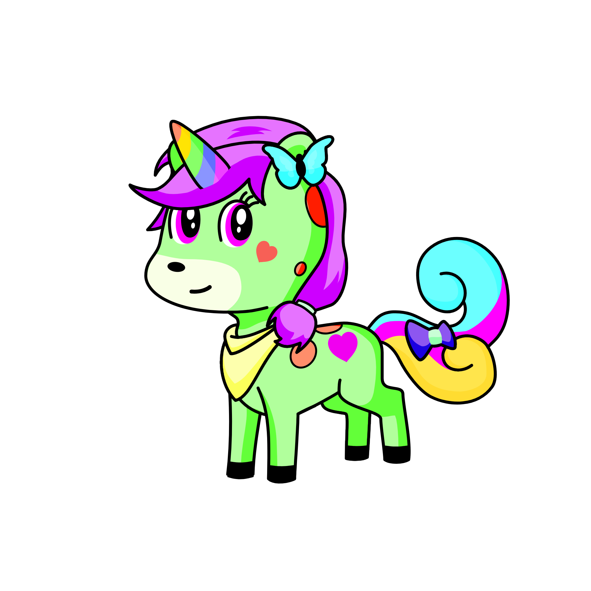 Dila, the unicorn