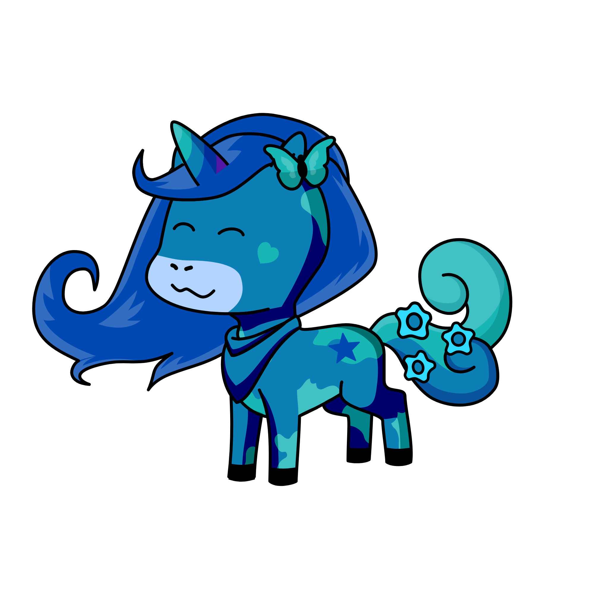 Midnight, the unicorn