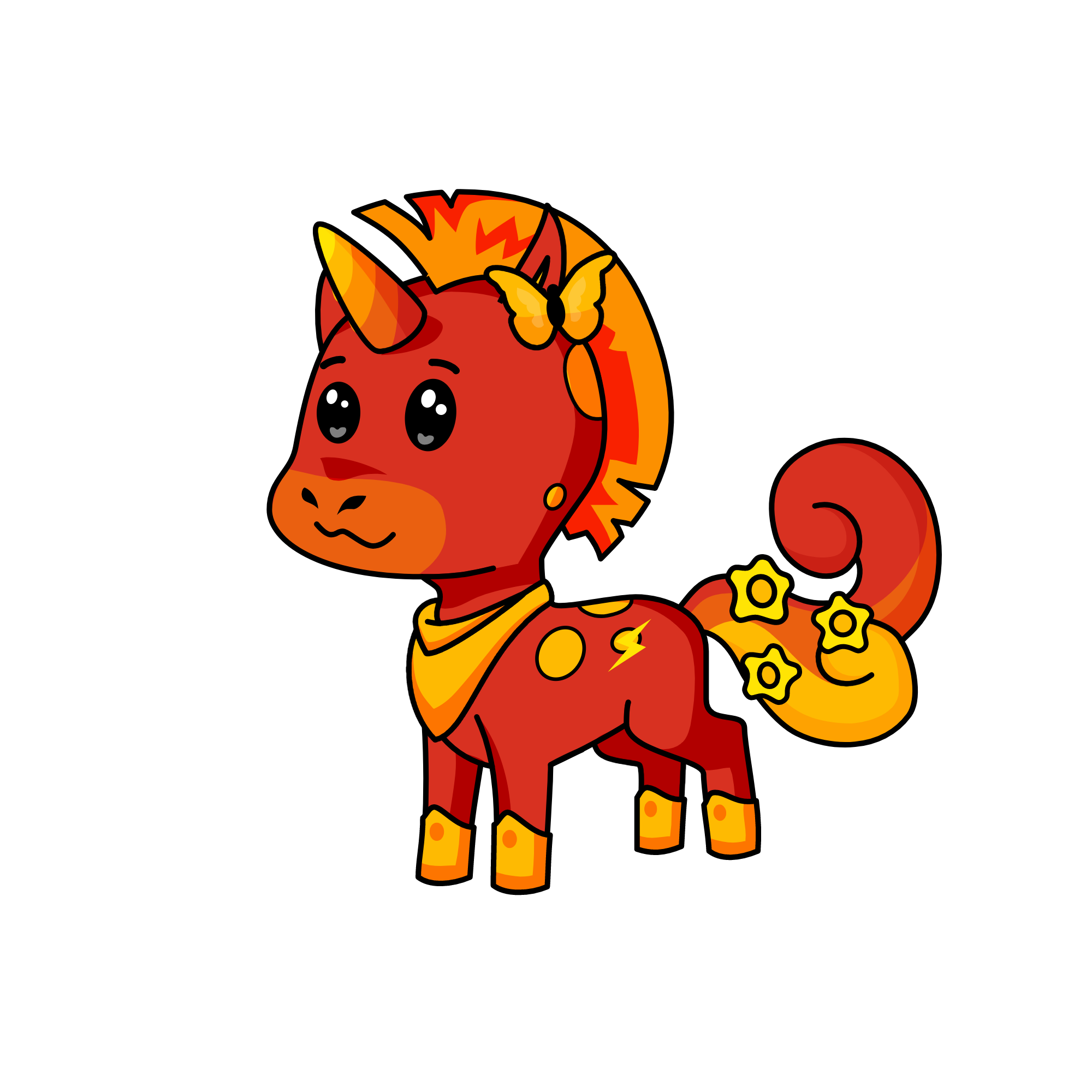 Flare, the unicorn