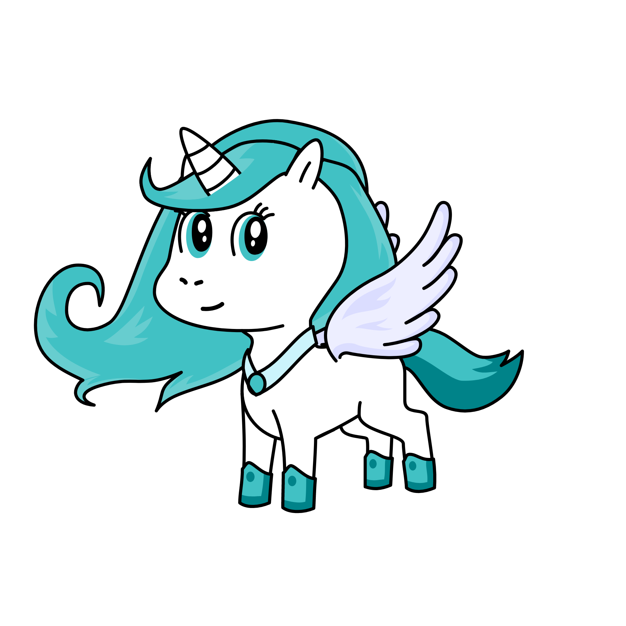 sniego karaliene, the unicorn