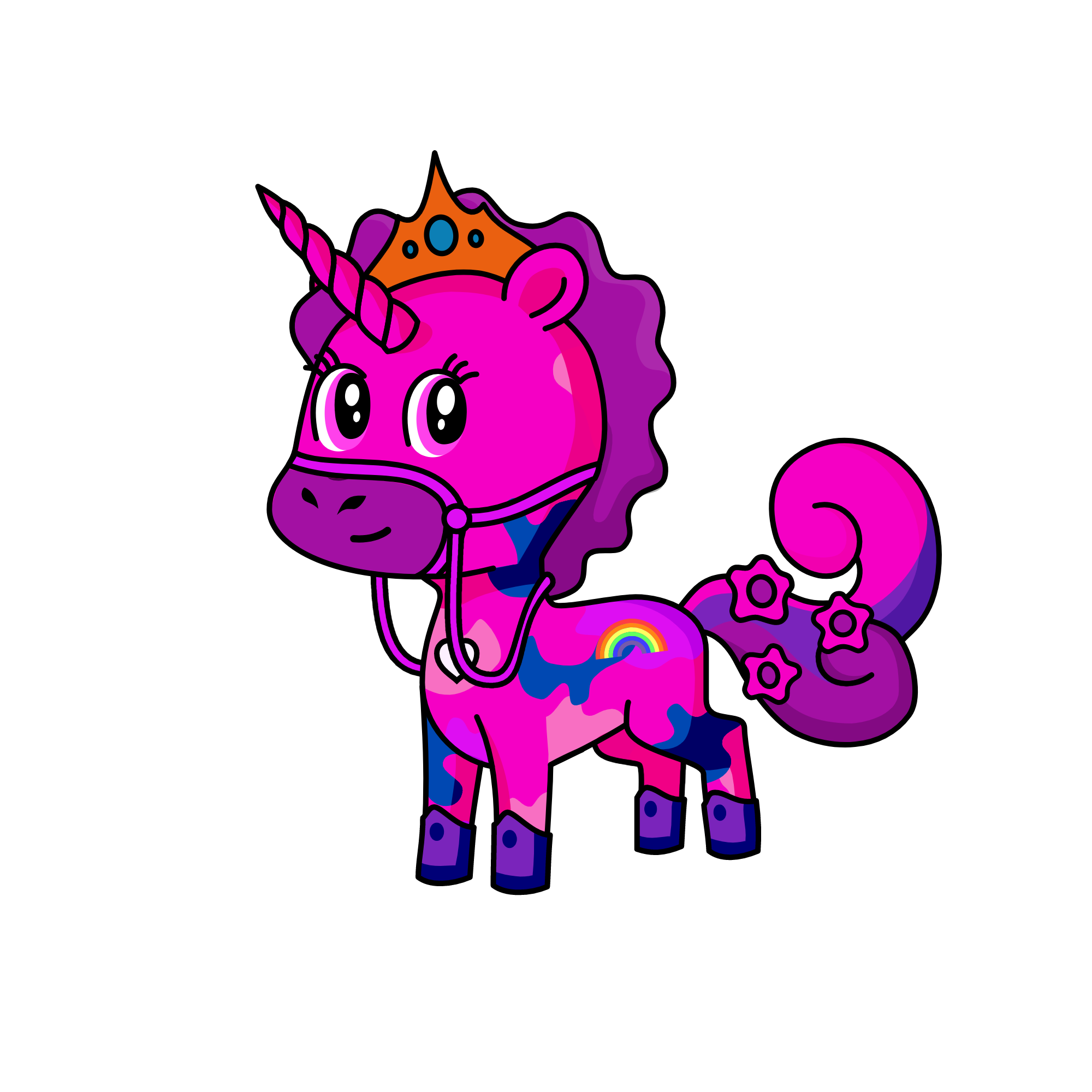 Glitter, the unicorn