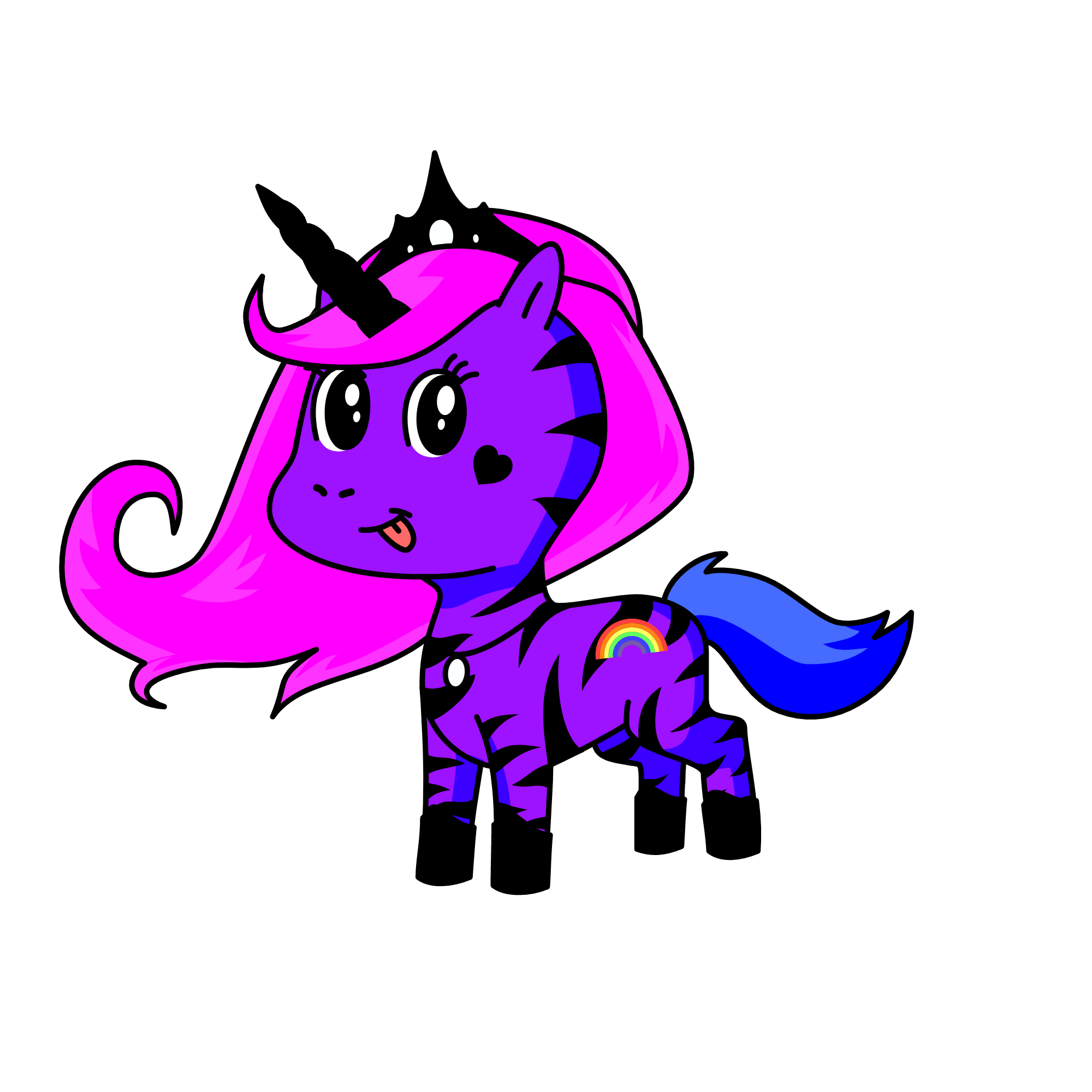 Bisexual Queen, the unicorn