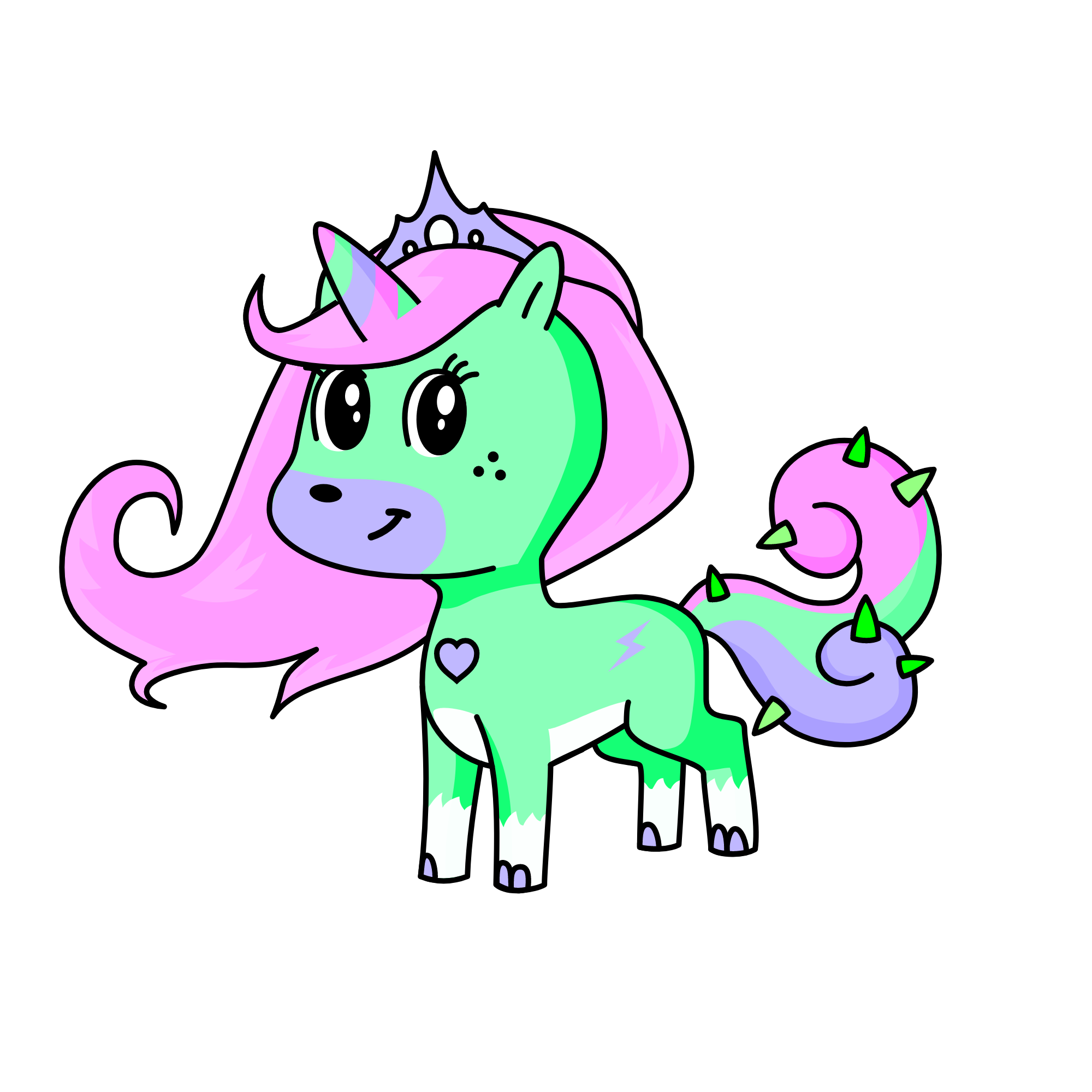 Clari puchi cupuchi, the unicorn