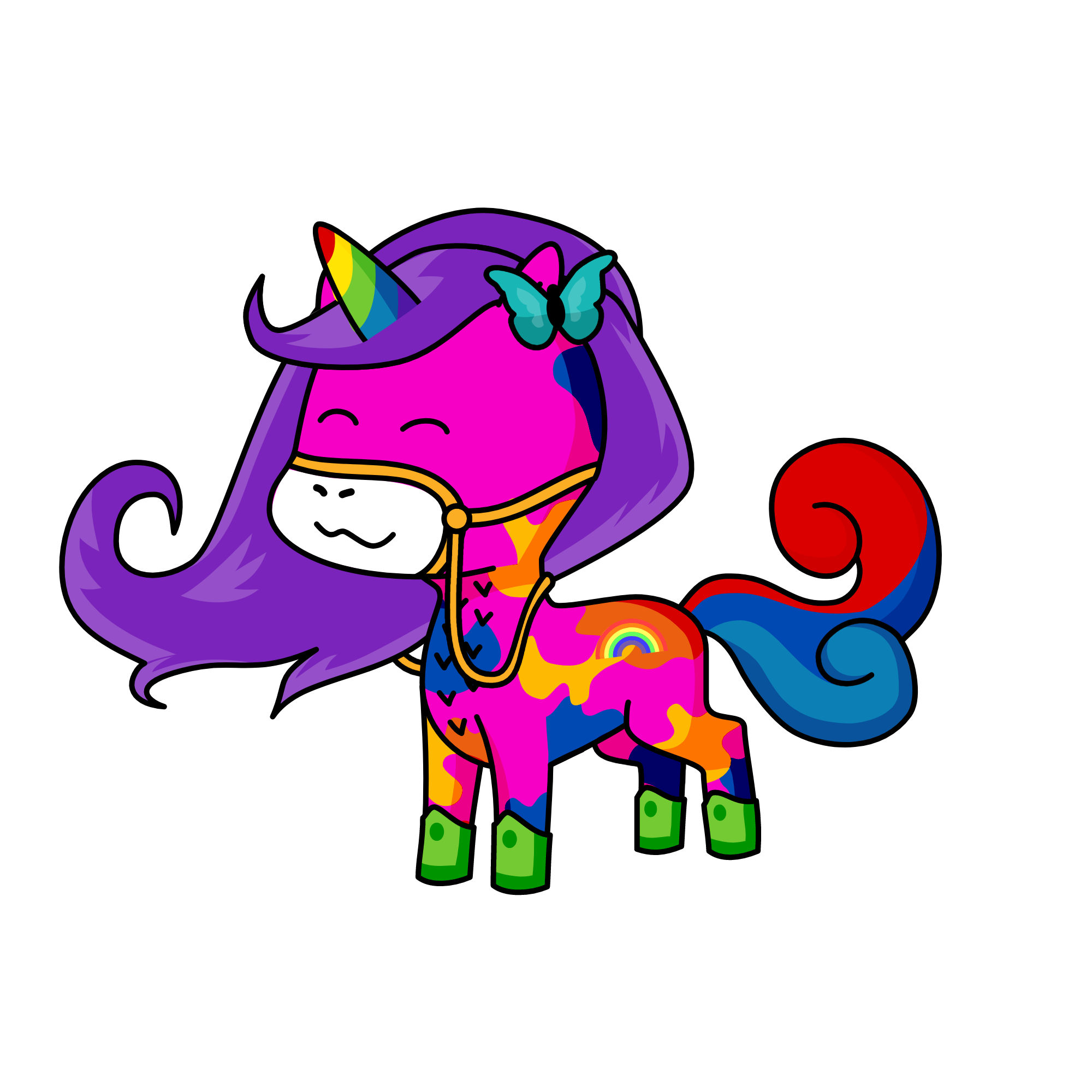 Nadine, the unicorn