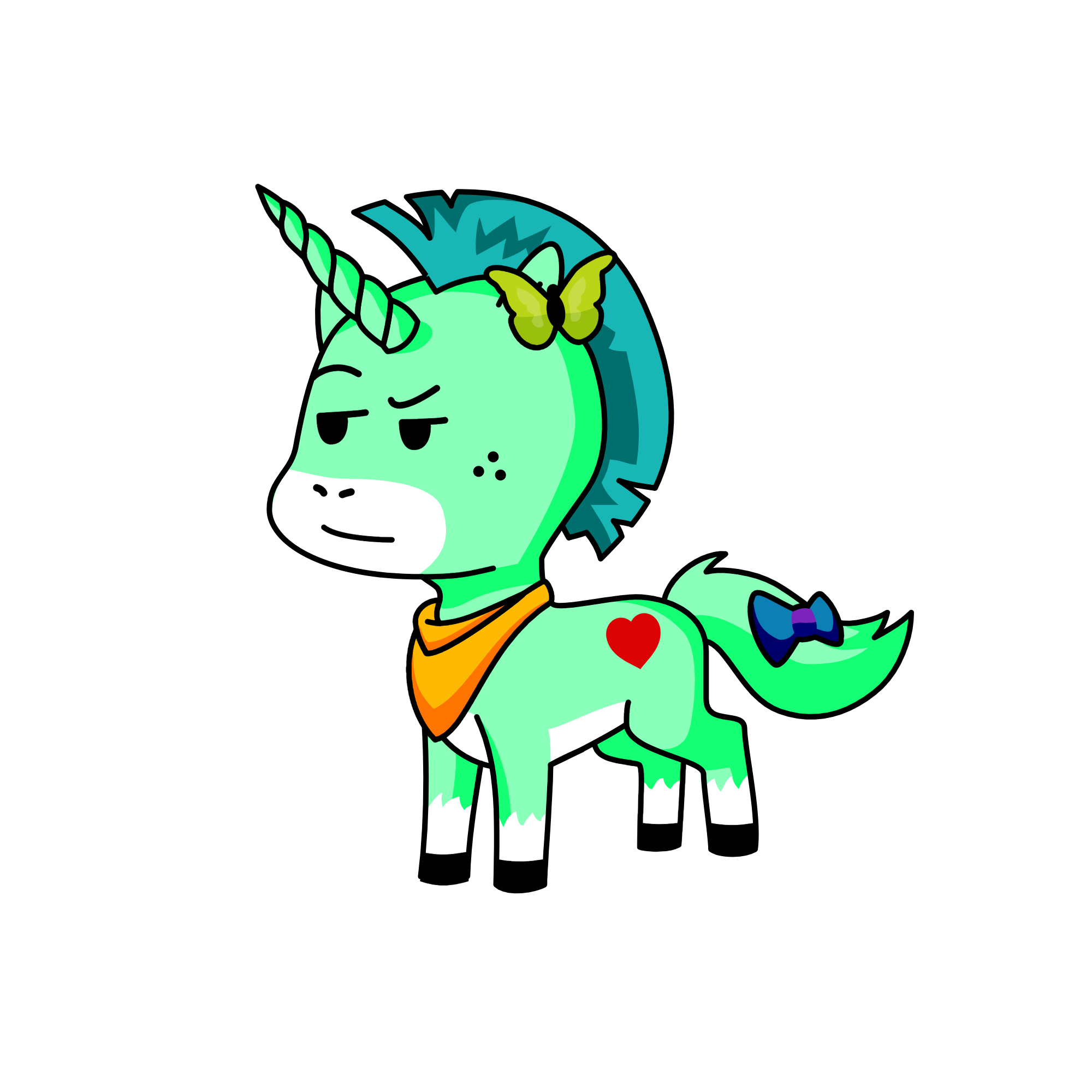 Rap del cielo, the unicorn