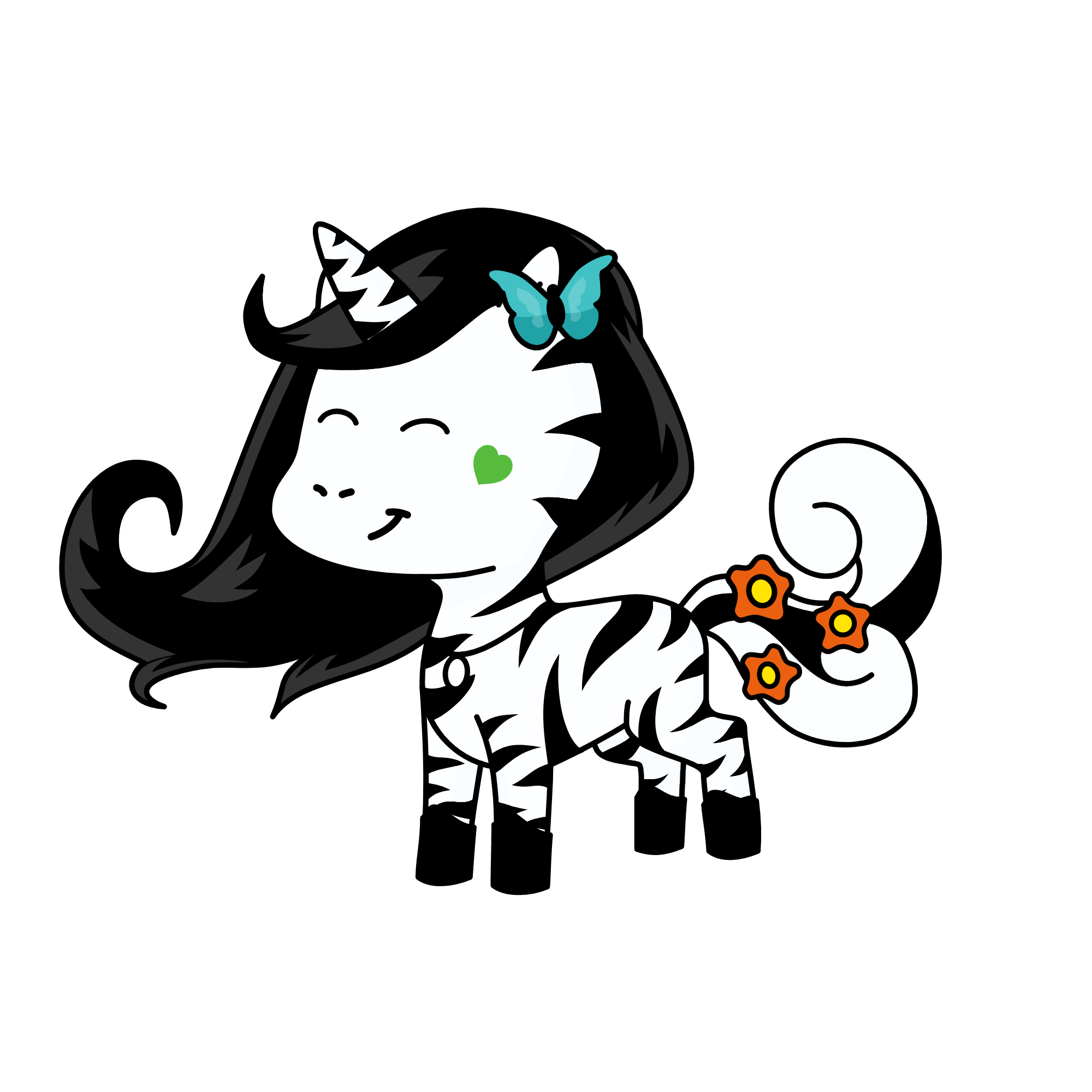 ZEBRINHA, the unicorn