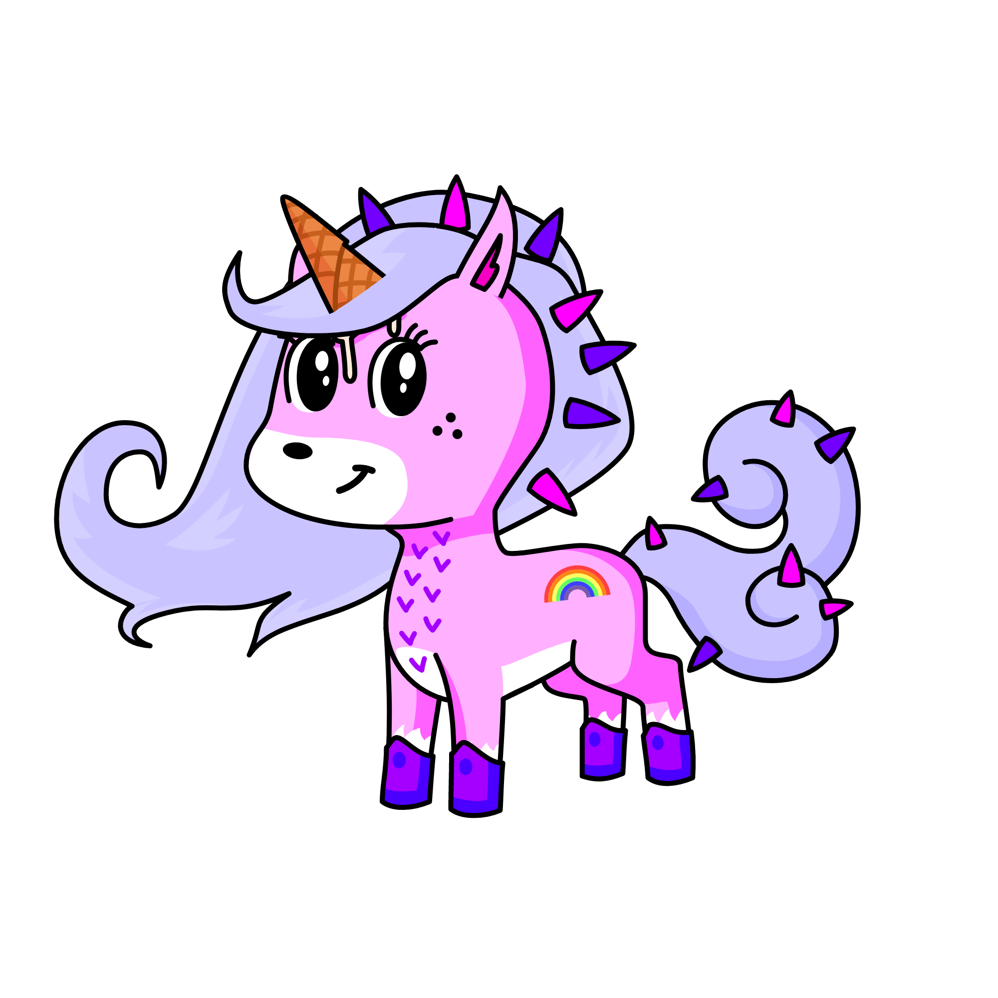 Pastelita es muy bonita y siempre muy chiquitita, the unicorn