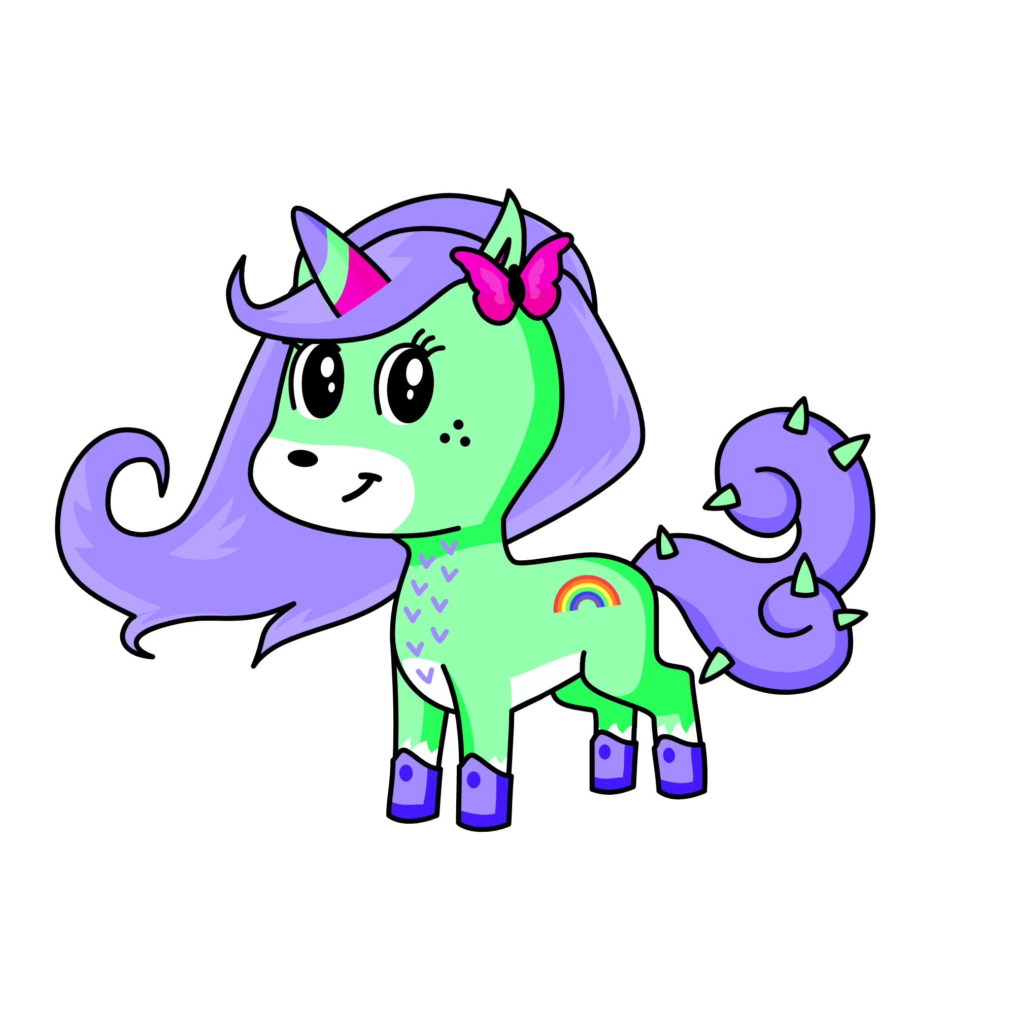 Zarita puede ser bonita pero si es chiquitita, the unicorn