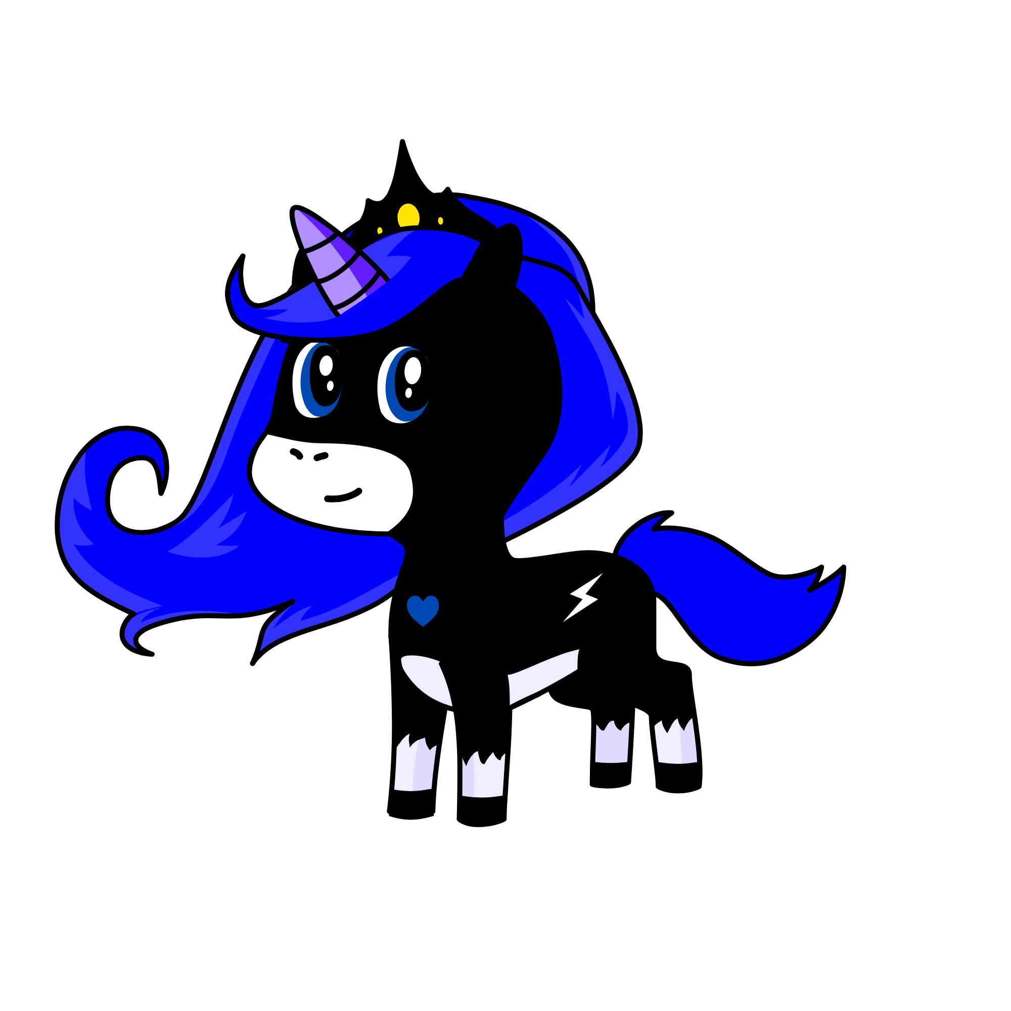 Midnight, the unicorn