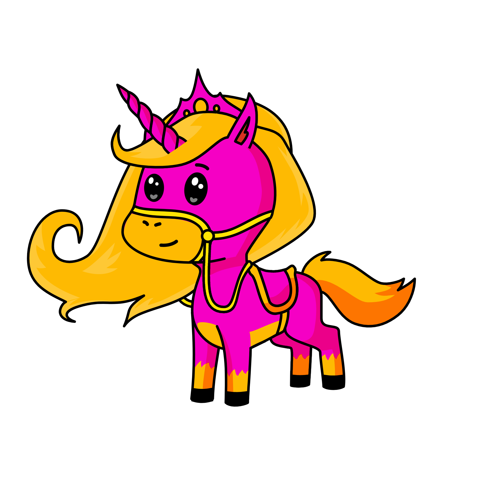 Sparkles, the unicorn