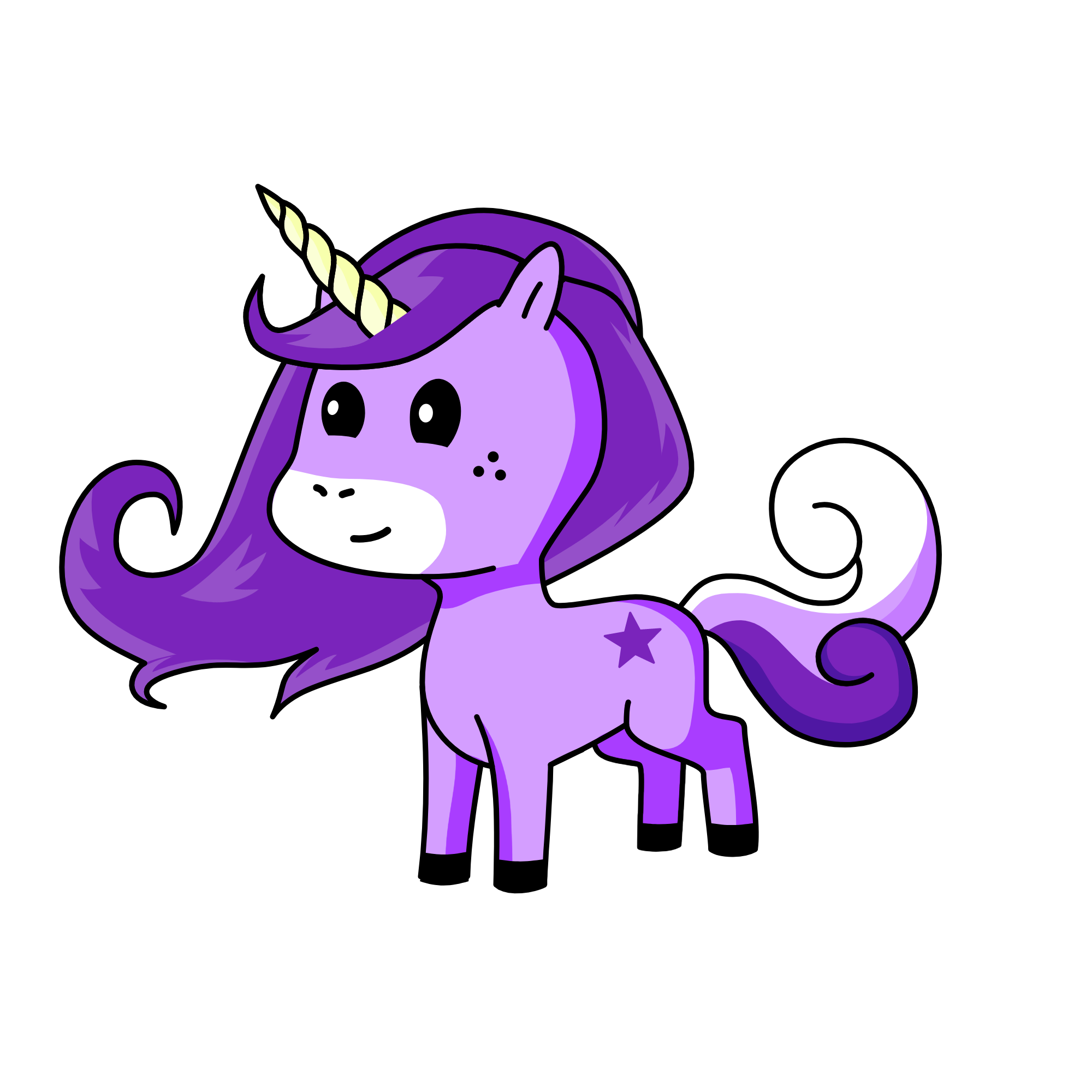 Grape, the unicorn