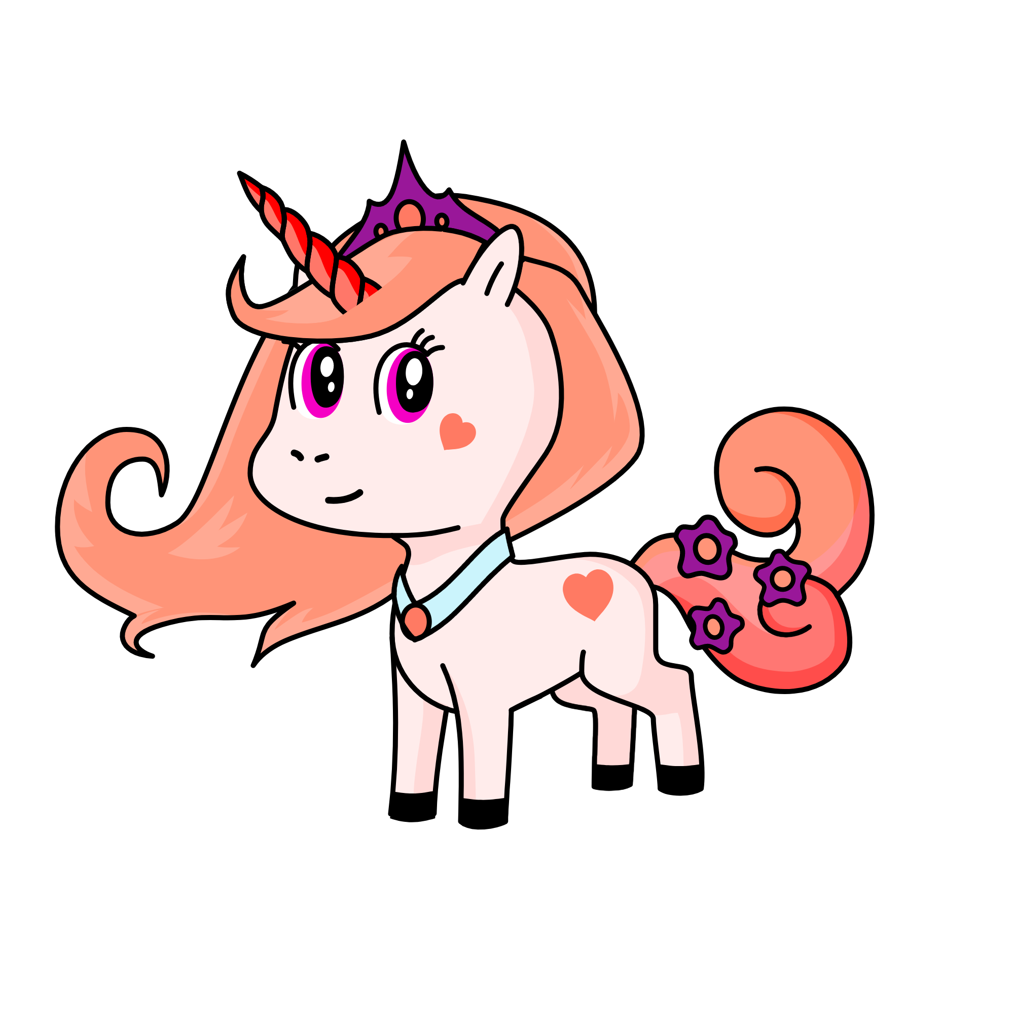 Princess Peach, the unicorn
