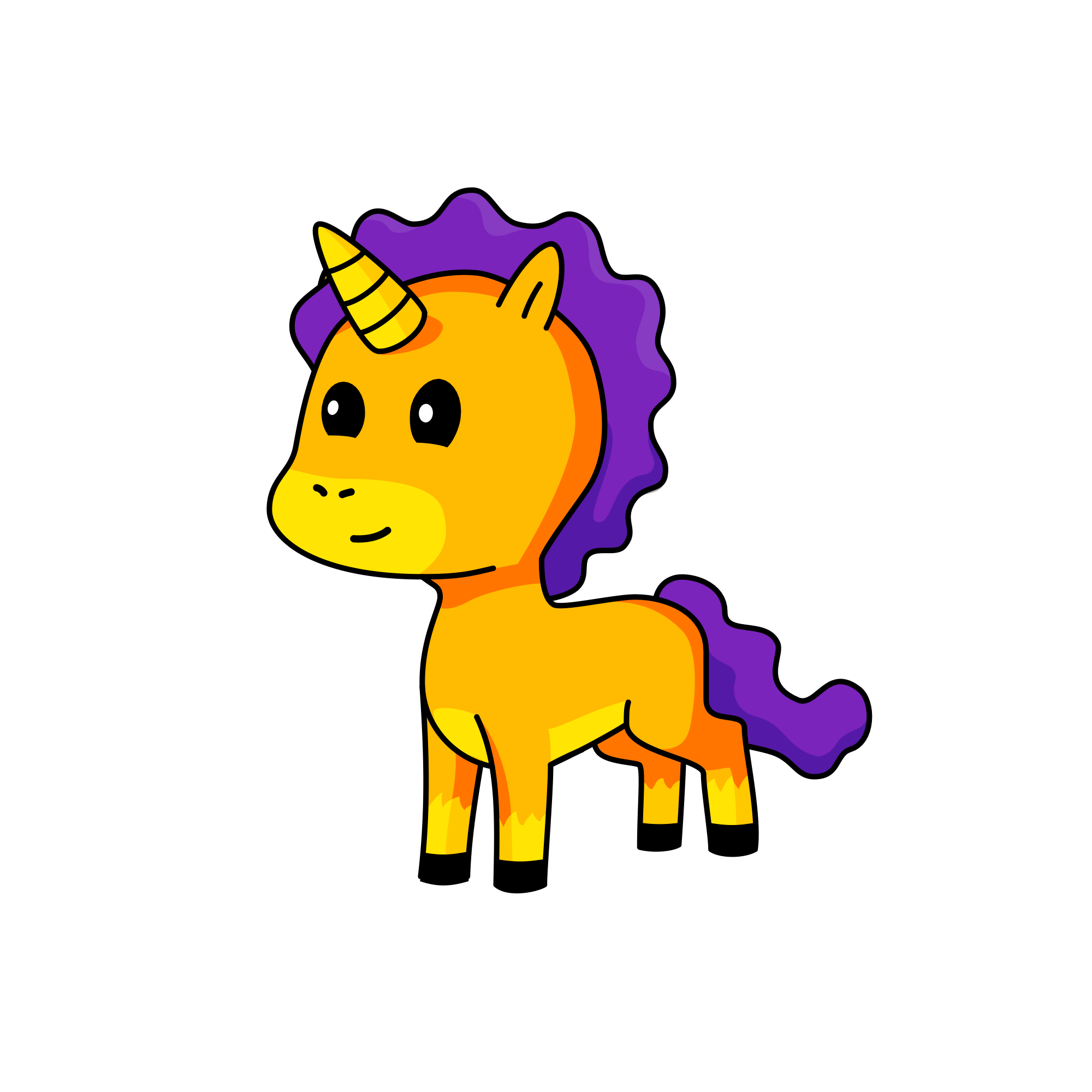Smolder, the unicorn