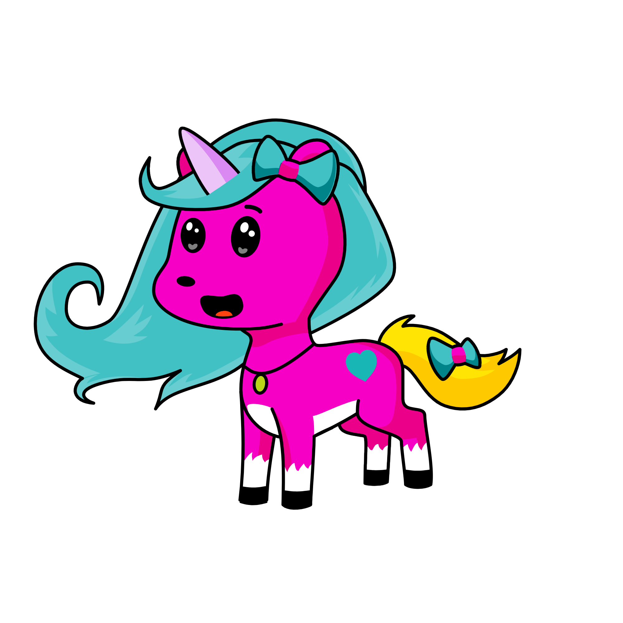 다람냥, the unicorn