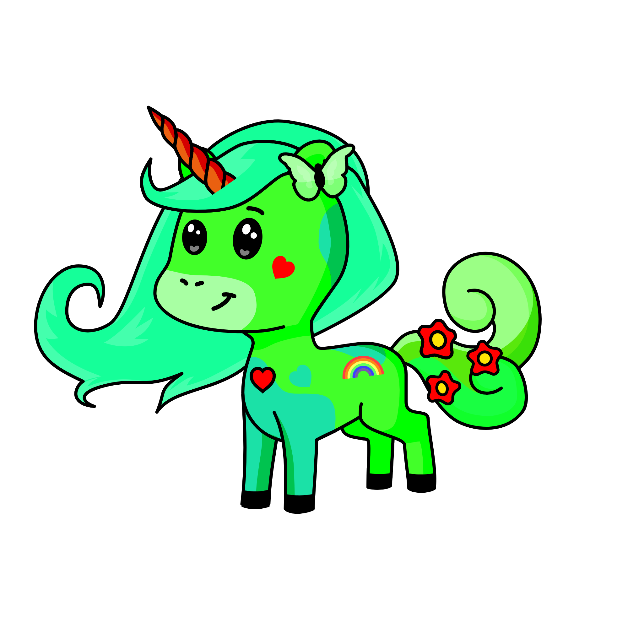 Nature unicorn, the unicorn