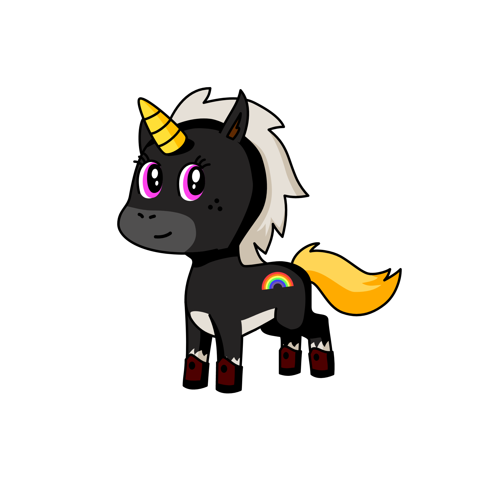 juodukas, the unicorn