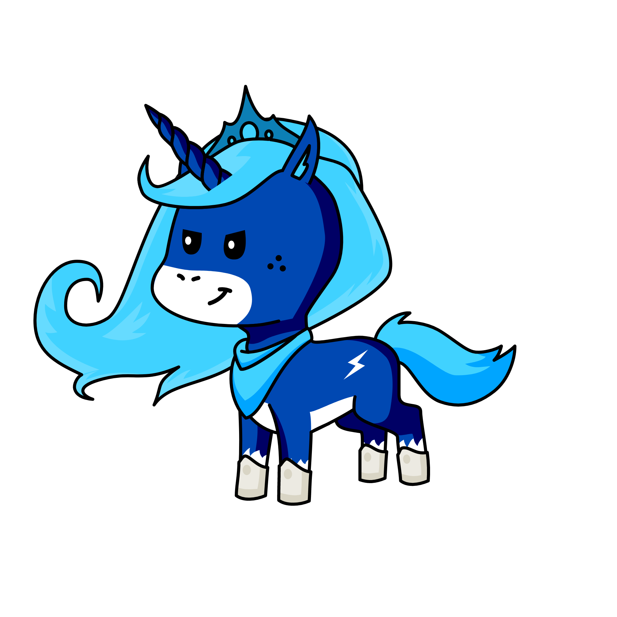 Nightmare Moon, the unicorn