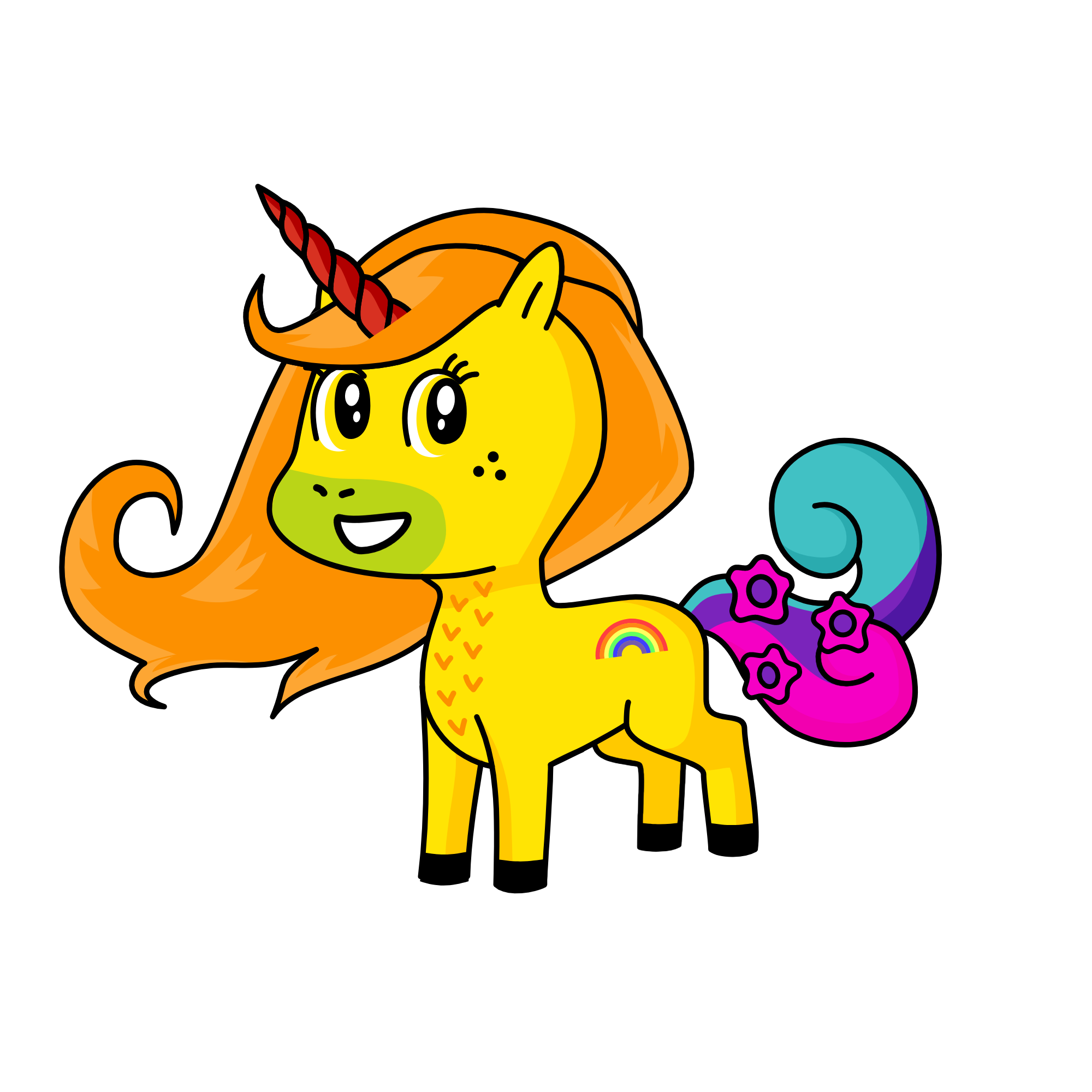 rainbowtastic, the unicorn