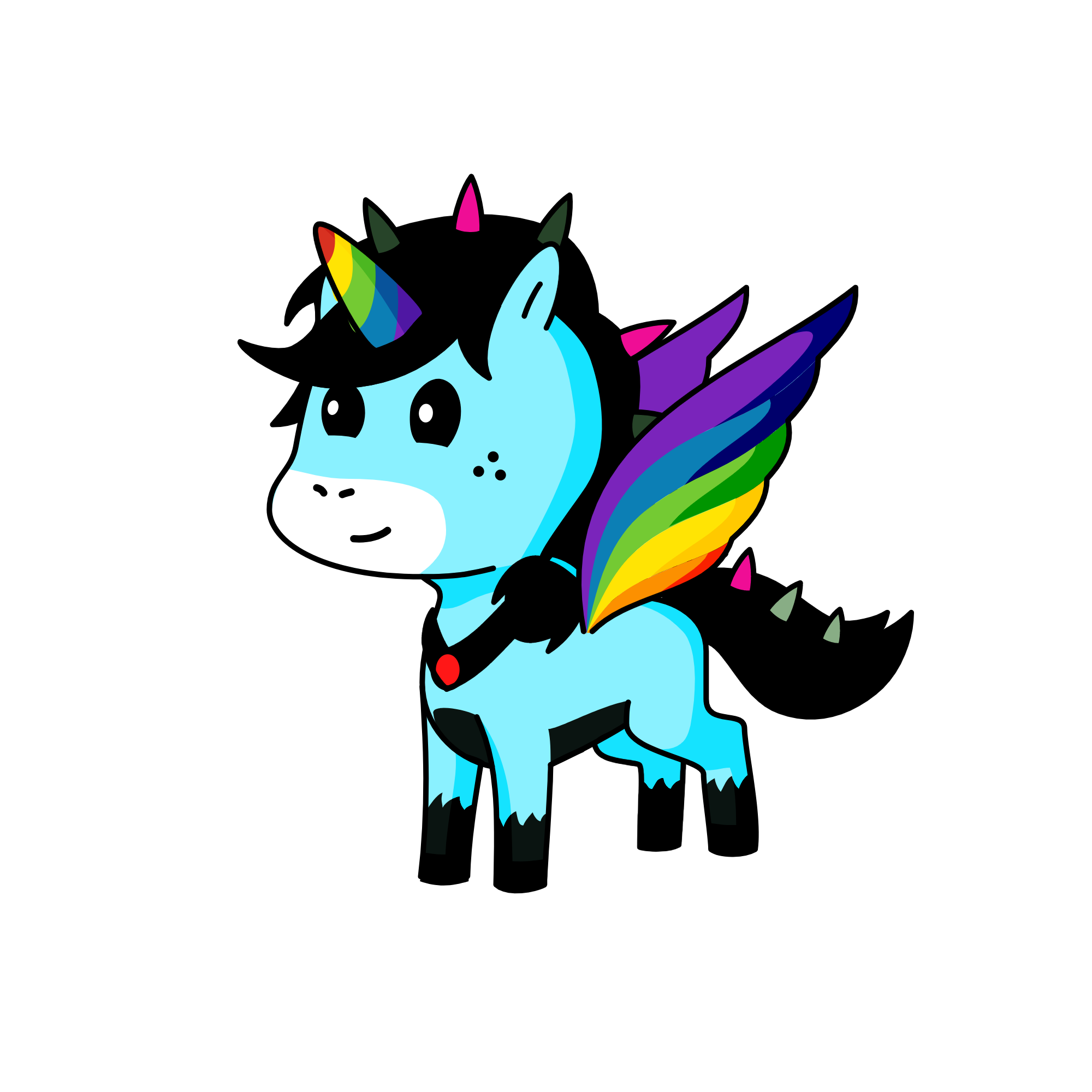BLACY, the unicorn