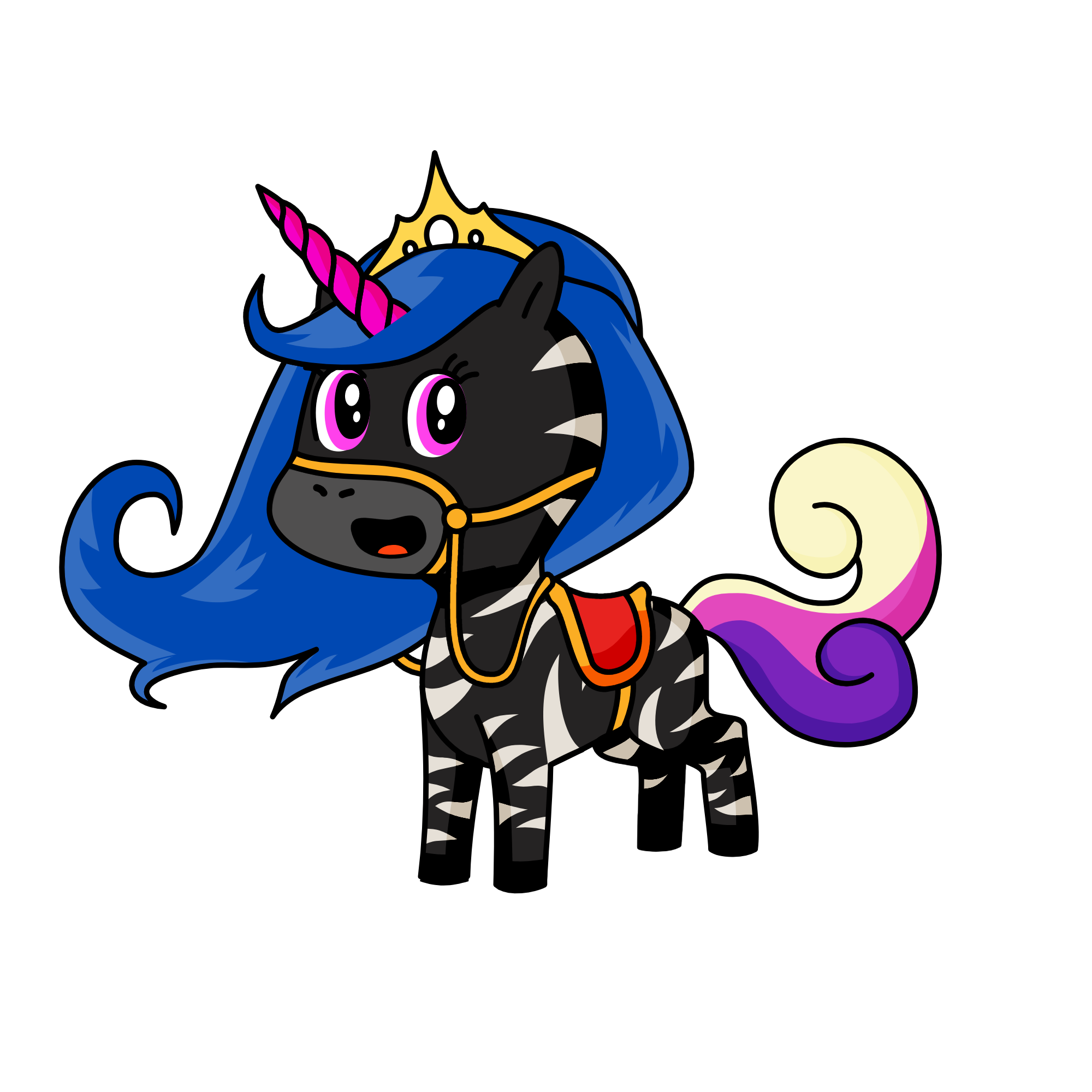 Moonlight, the unicorn