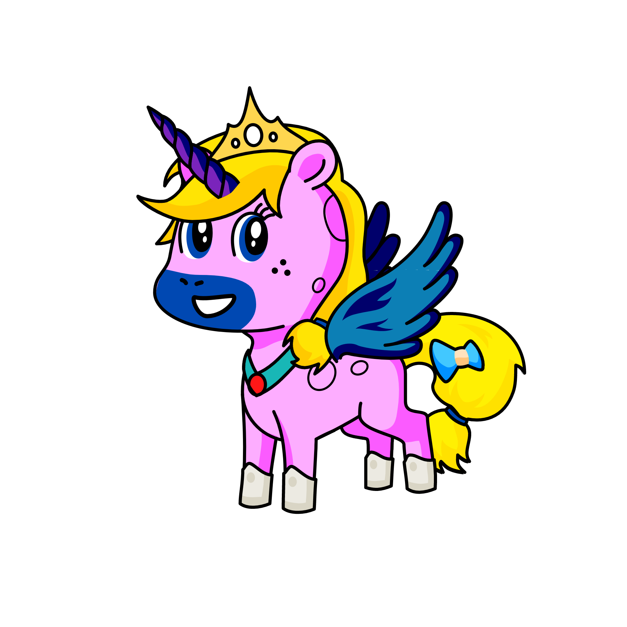 PRINCESS WINGS, the unicorn