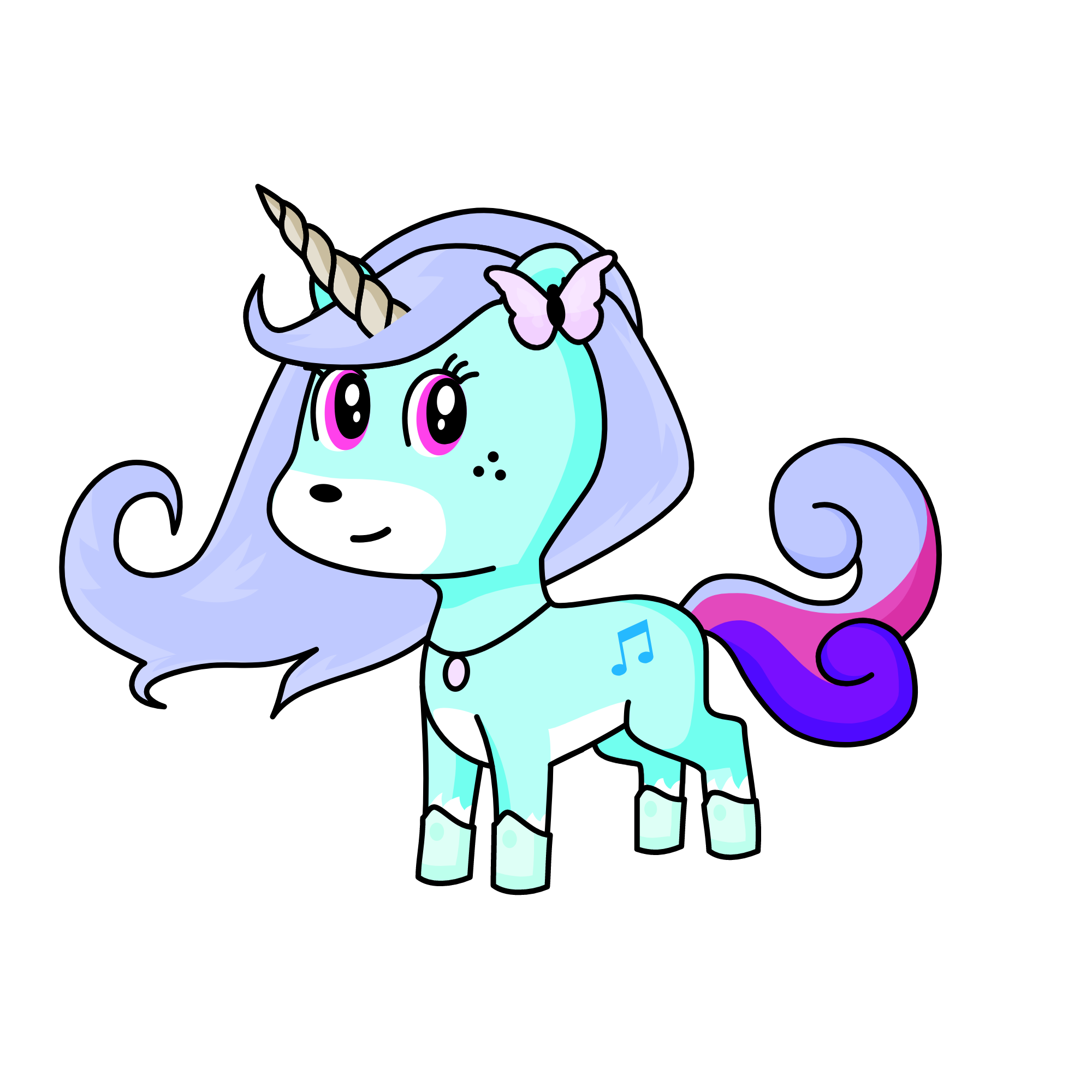 crystal, the unicorn