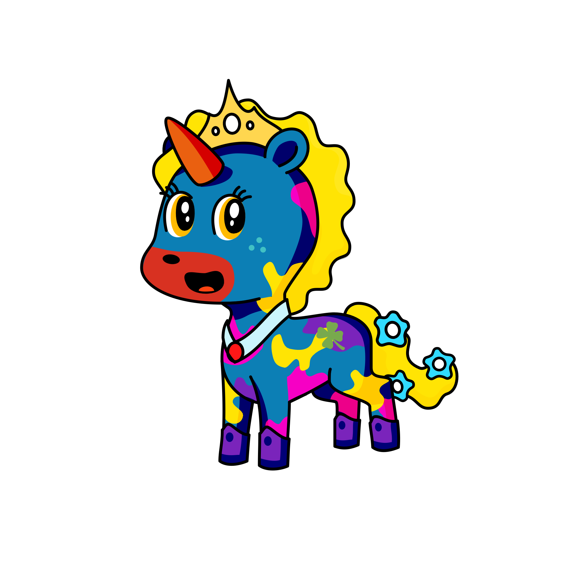 Clothes, the unicorn