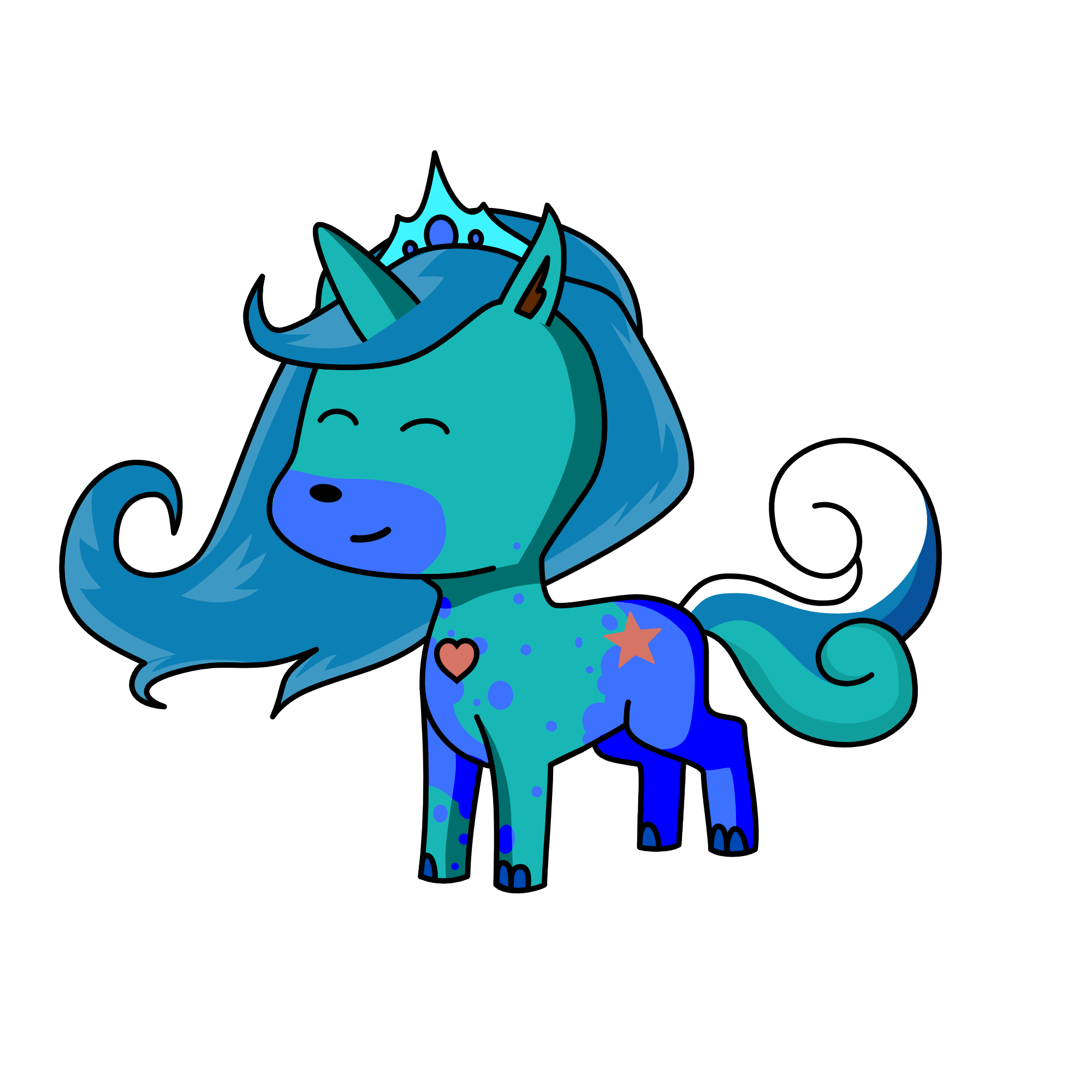 Waterfall, the unicorn