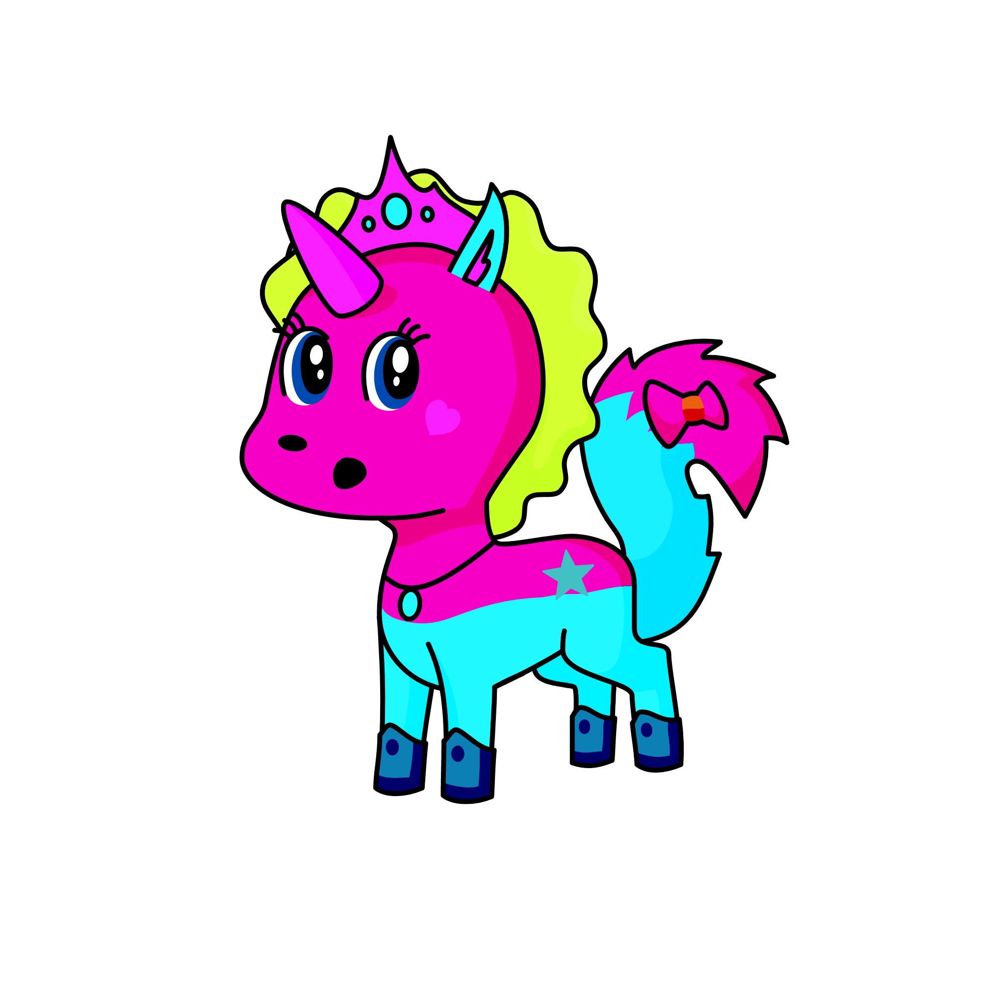 Kitties Kitty, the unicorn