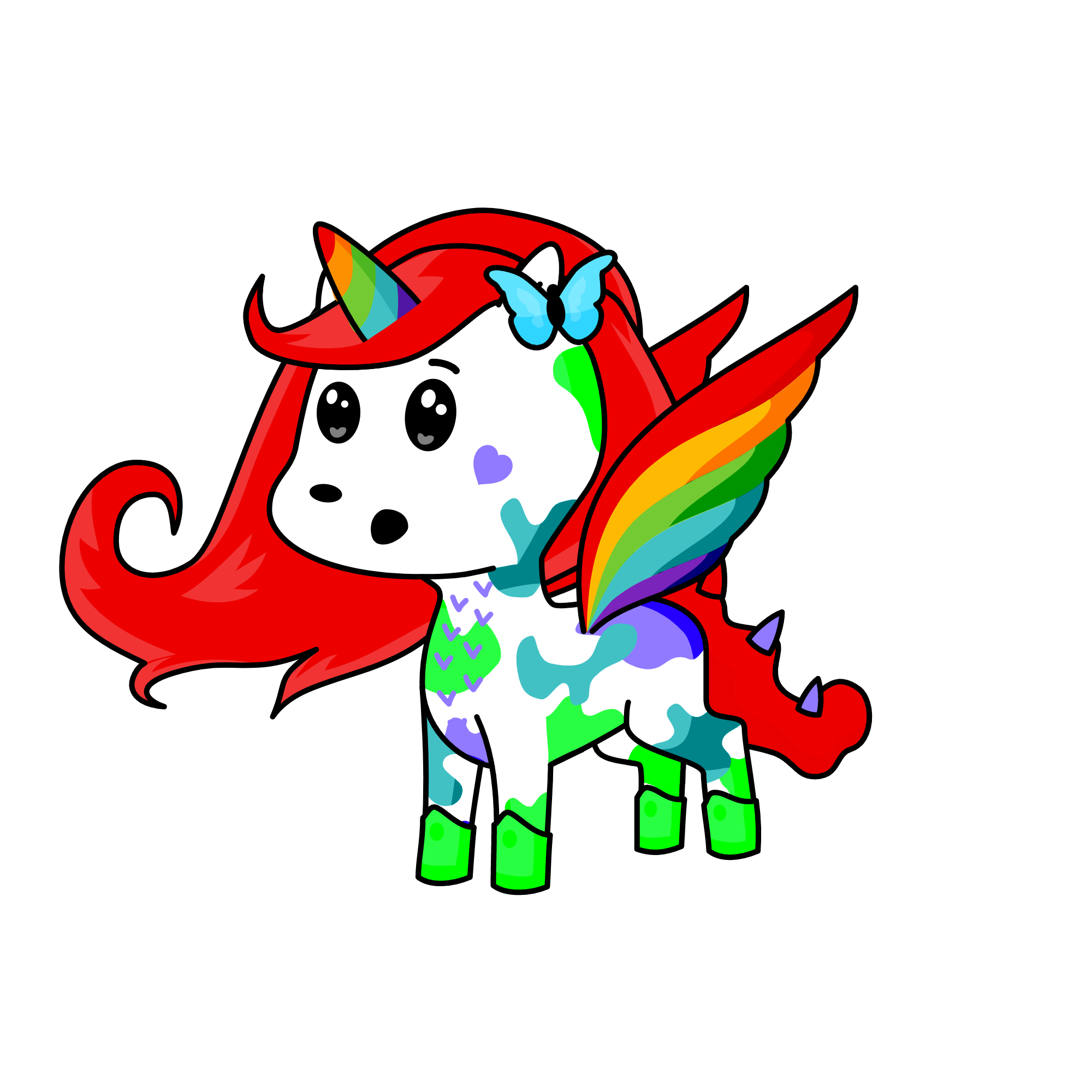 rainbow, the unicorn