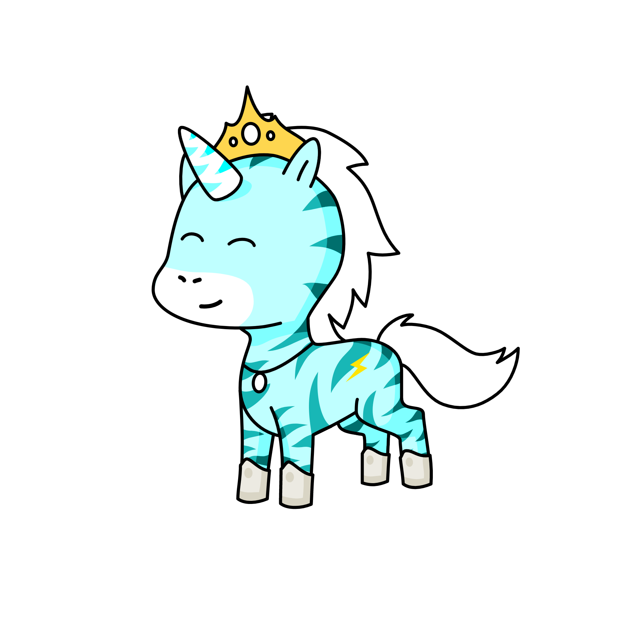 snowy Queen, the unicorn