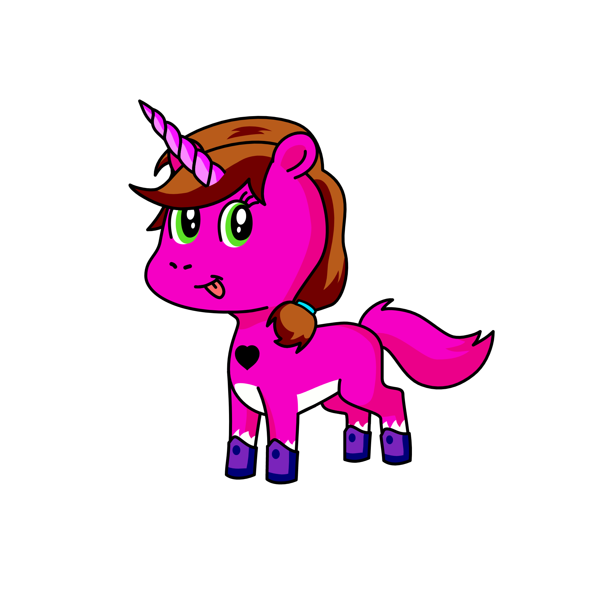 Lovely Ela, the unicorn