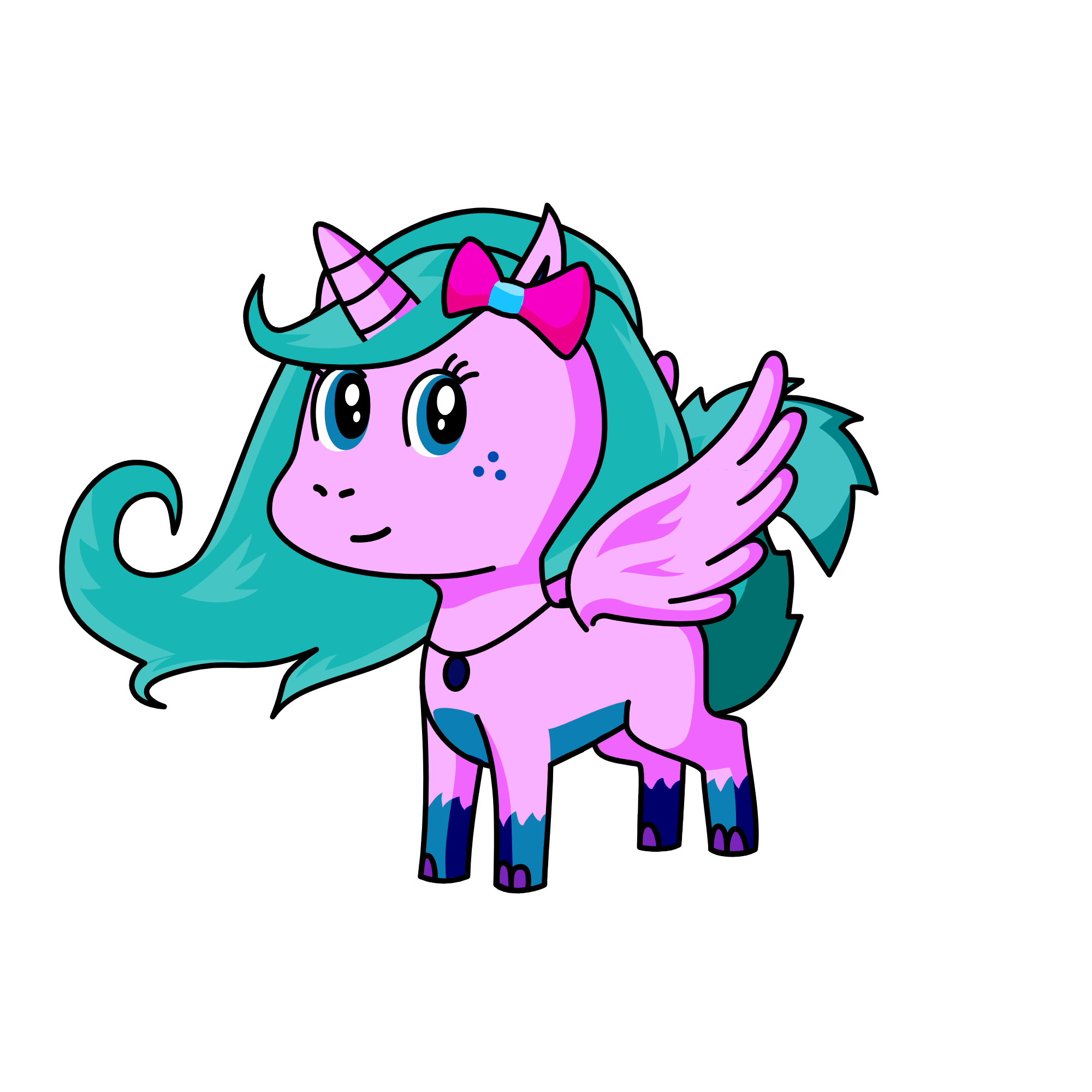 Princess Cotton , the unicorn