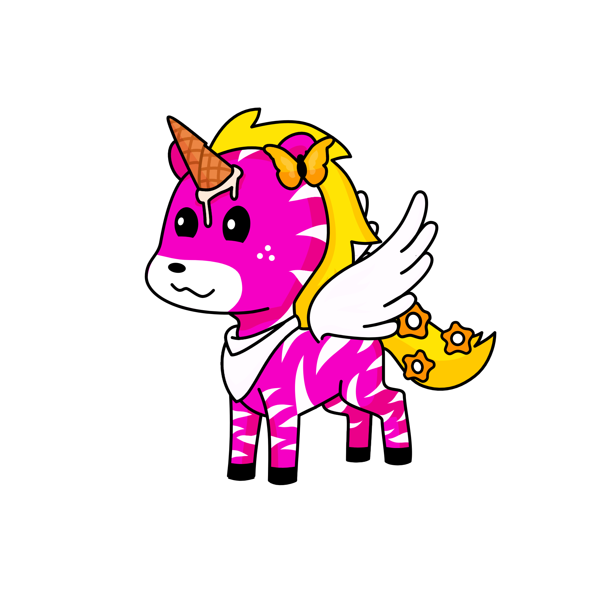 Pufy, the unicorn
