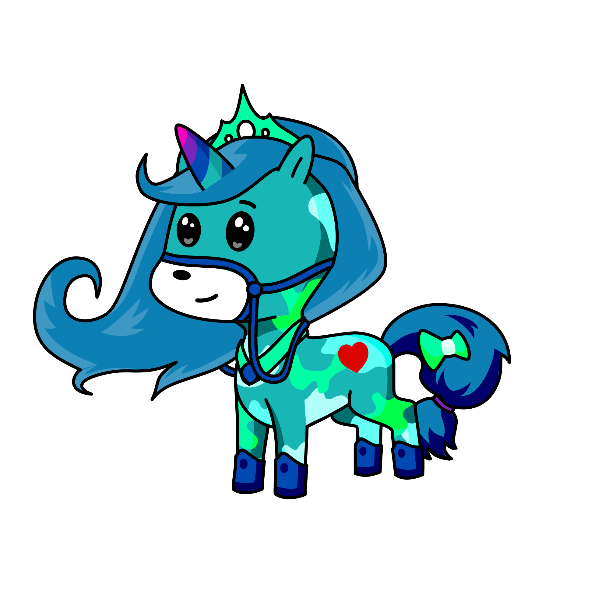 Iceie, the unicorn