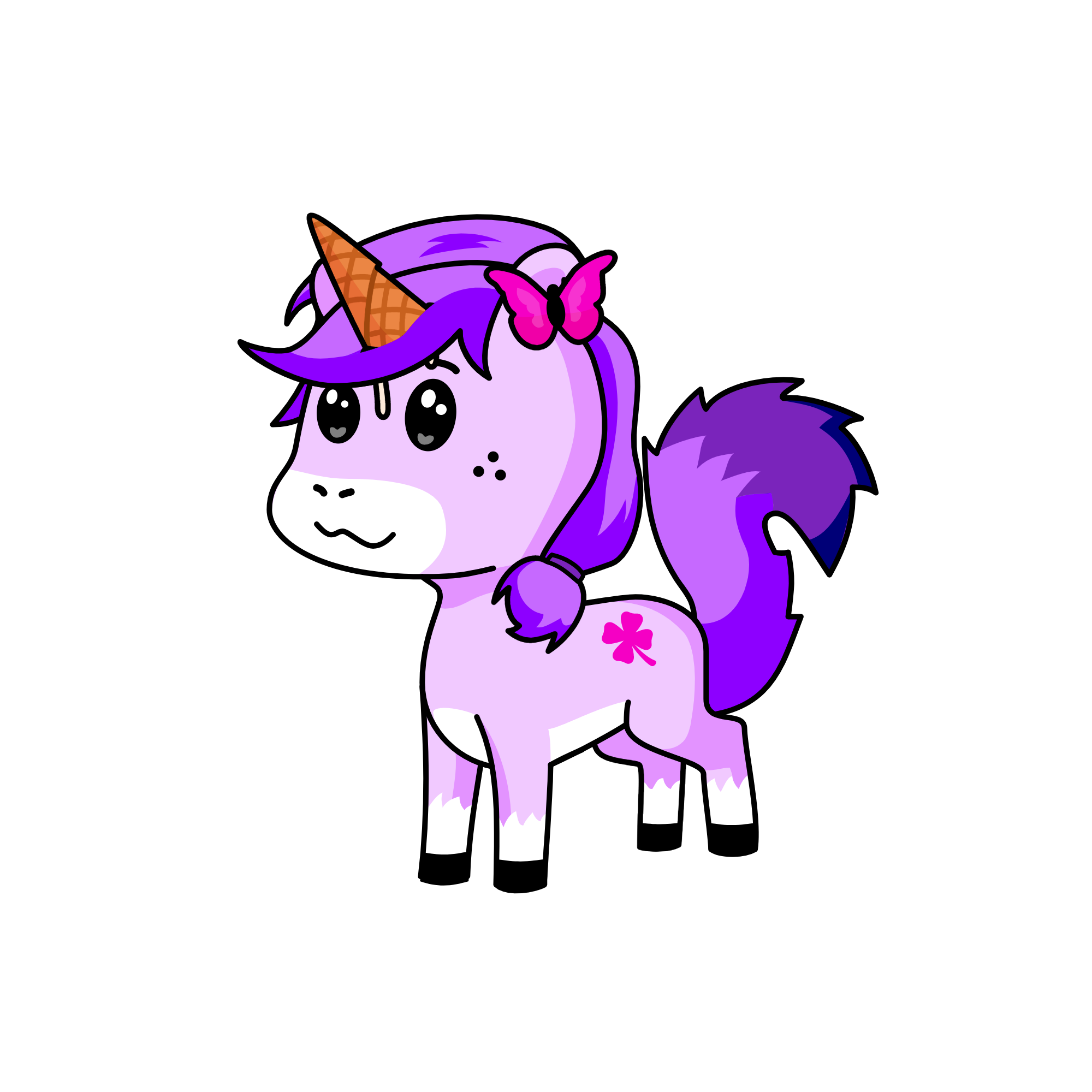 Uni cat, the unicorn