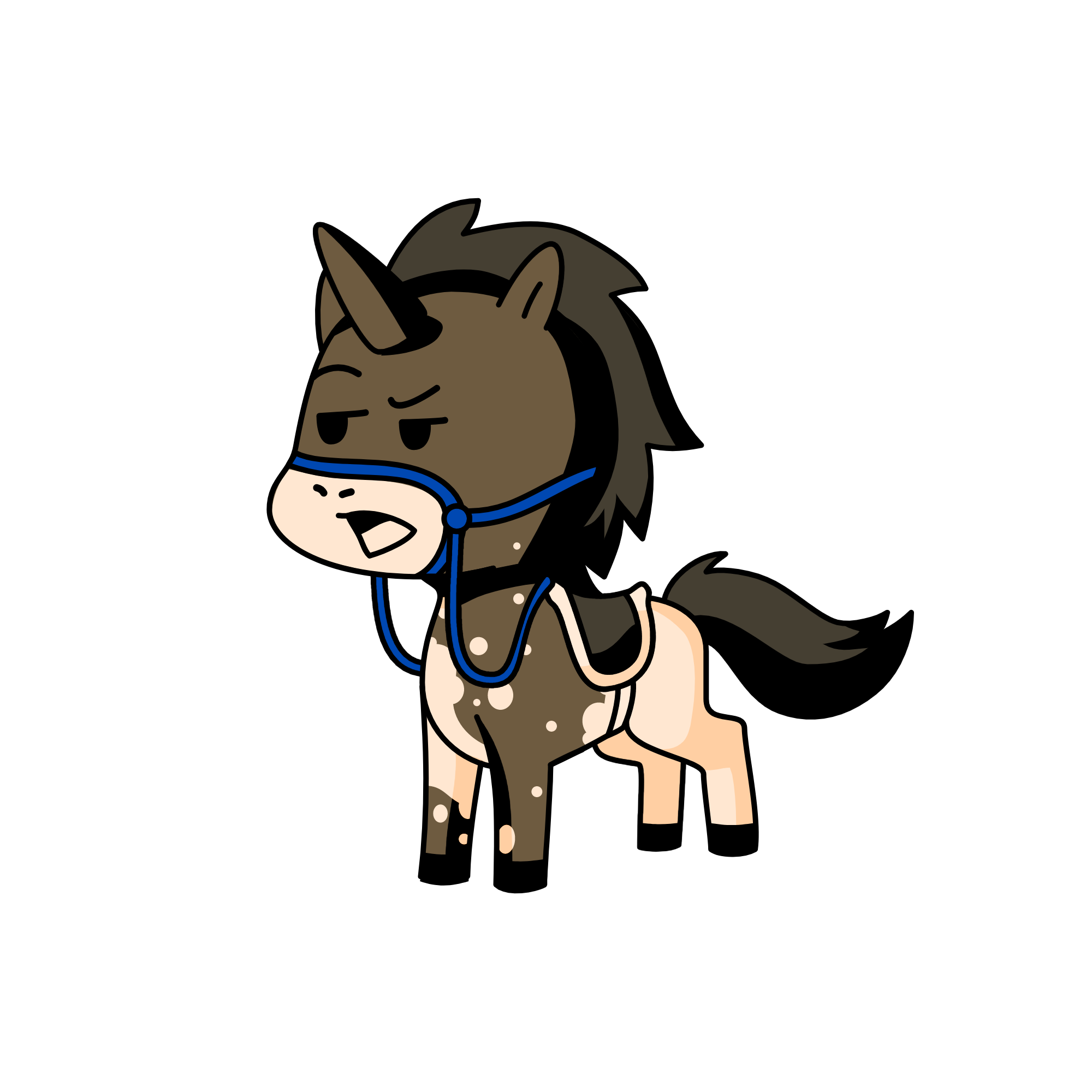 B, the unicorn